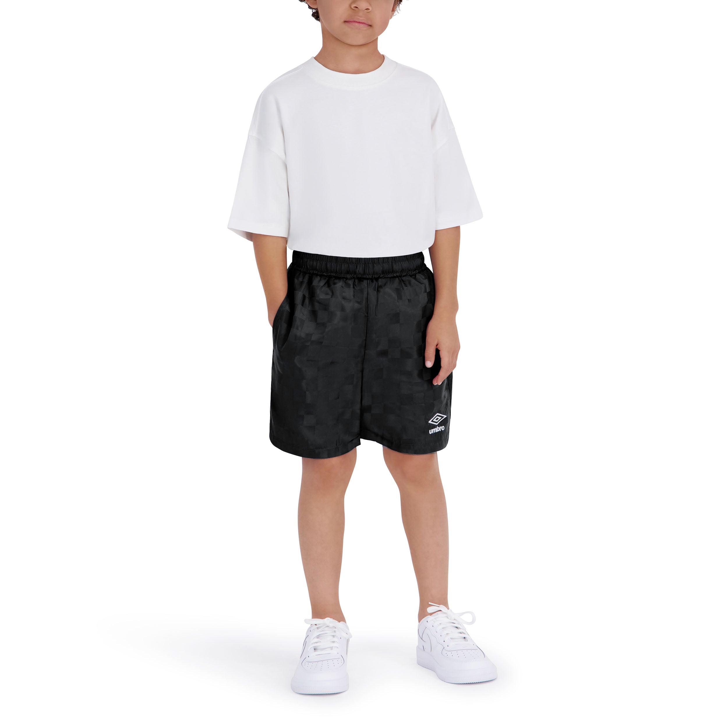 Umbro Boy's Checkered Nylon Short