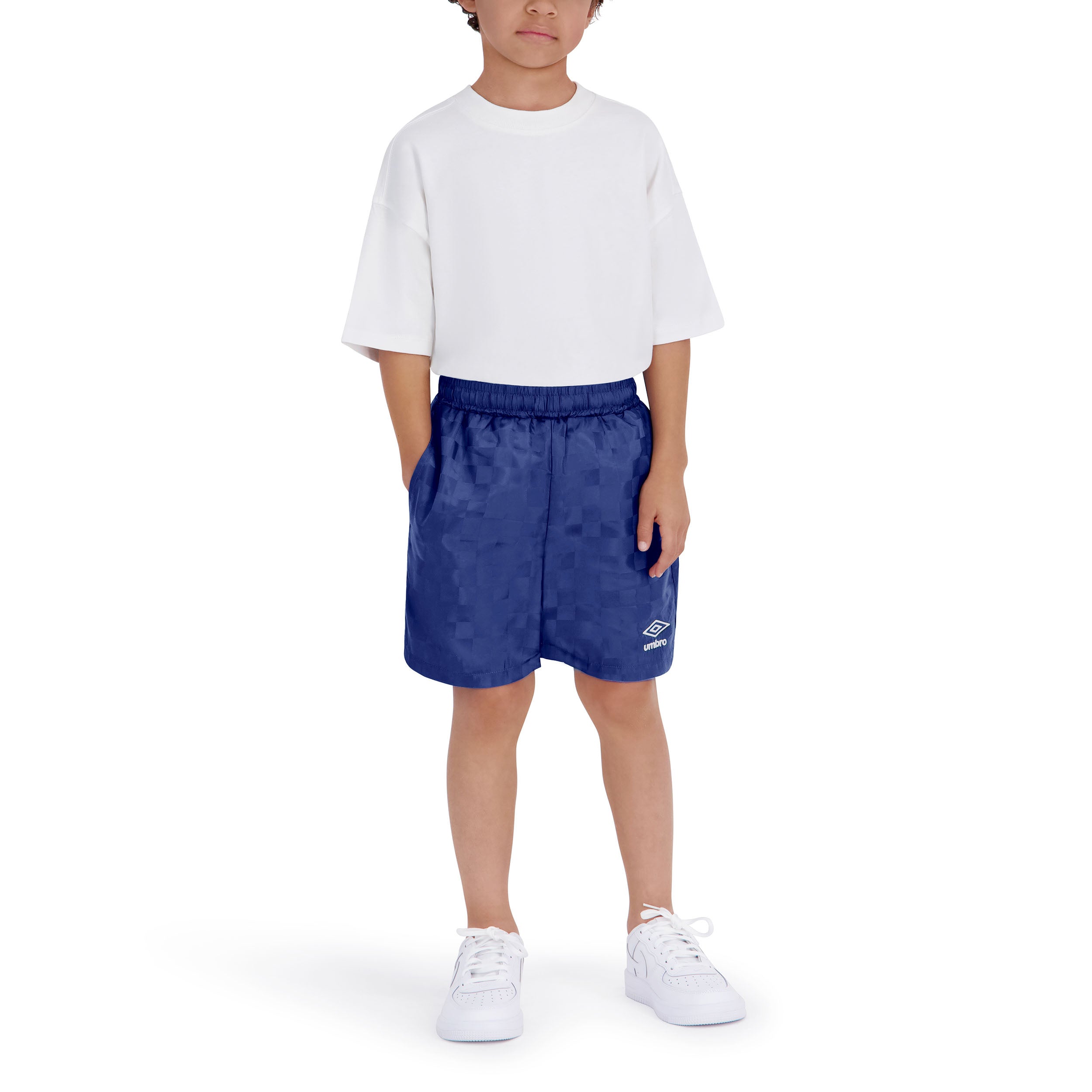 Umbro Boy's Checkered Nylon Short