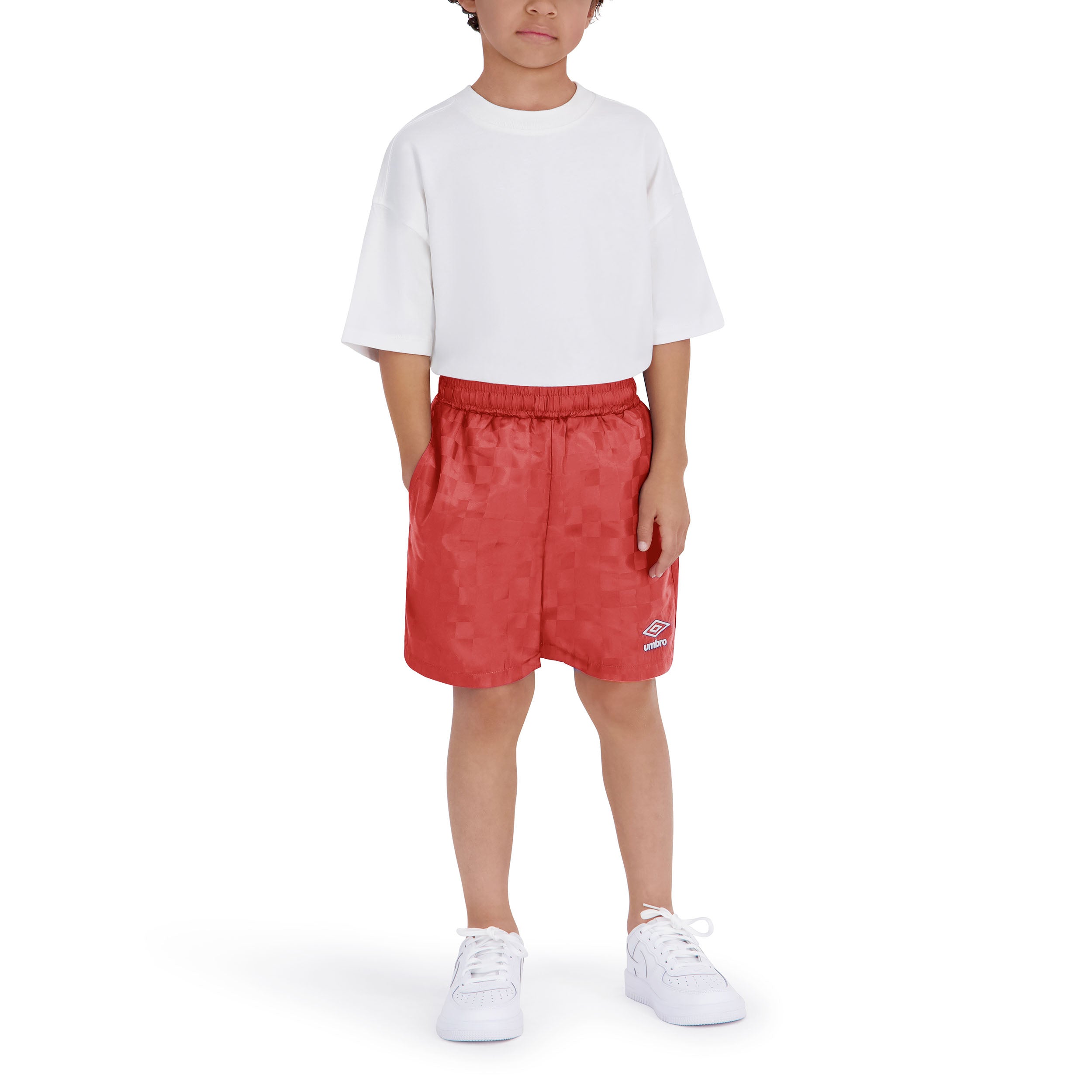 Umbro Boy's Checkered Nylon Short