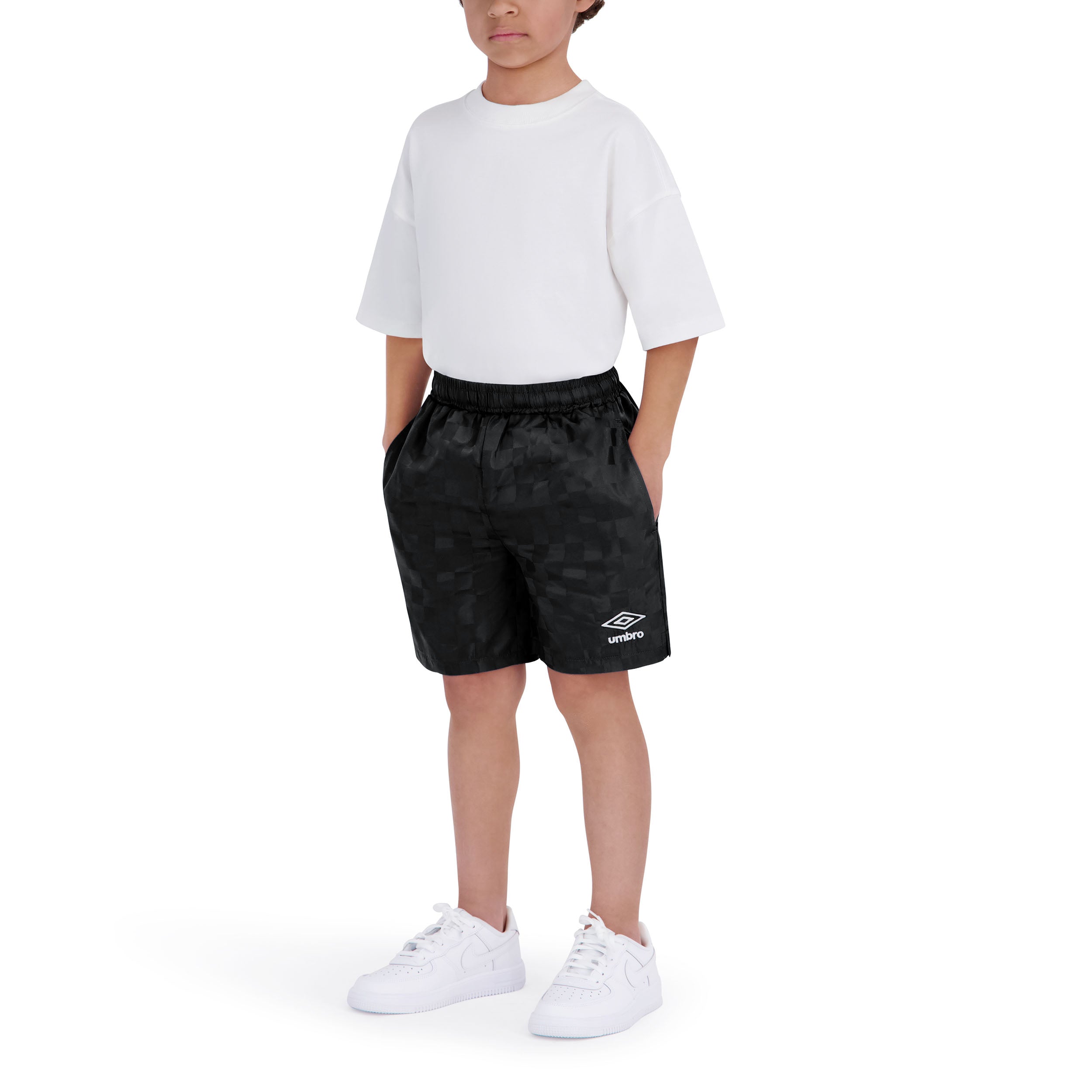 Umbro Boy's Checkered Nylon Short