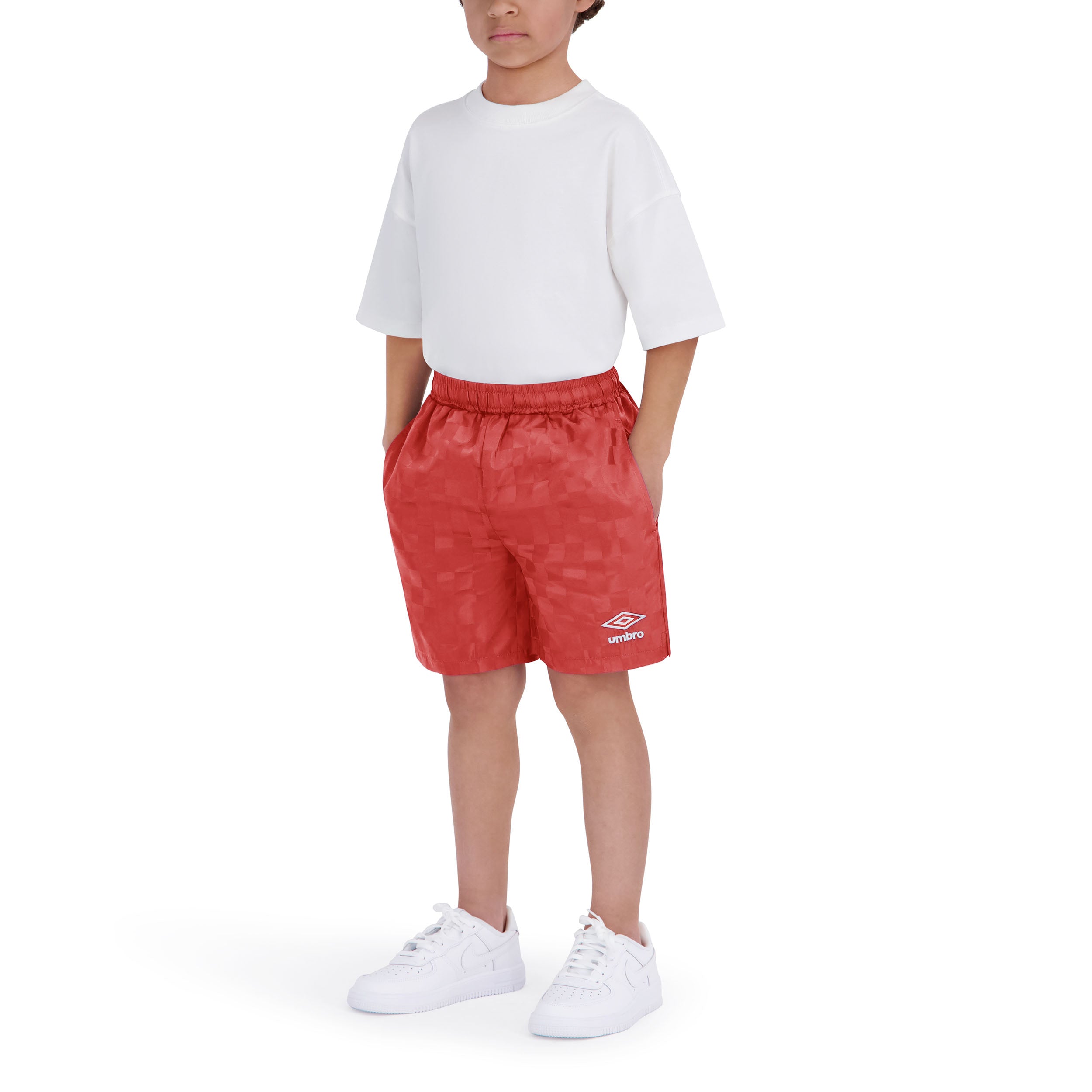 Umbro Boy's Checkered Nylon Short
