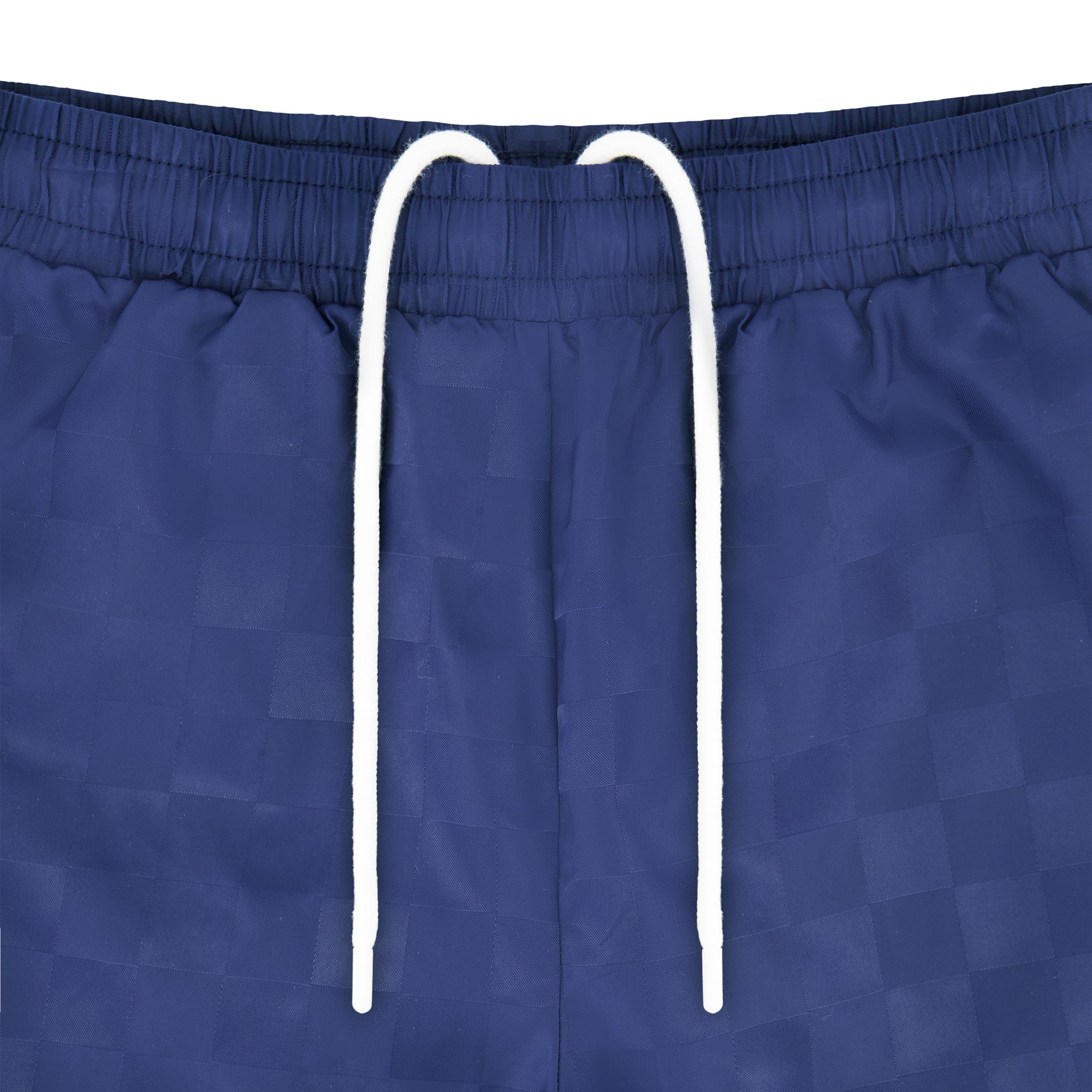 Checkered jacquard boy's navy blue soccer shorts - Shop best workout shorts for youth boy's by Umbro