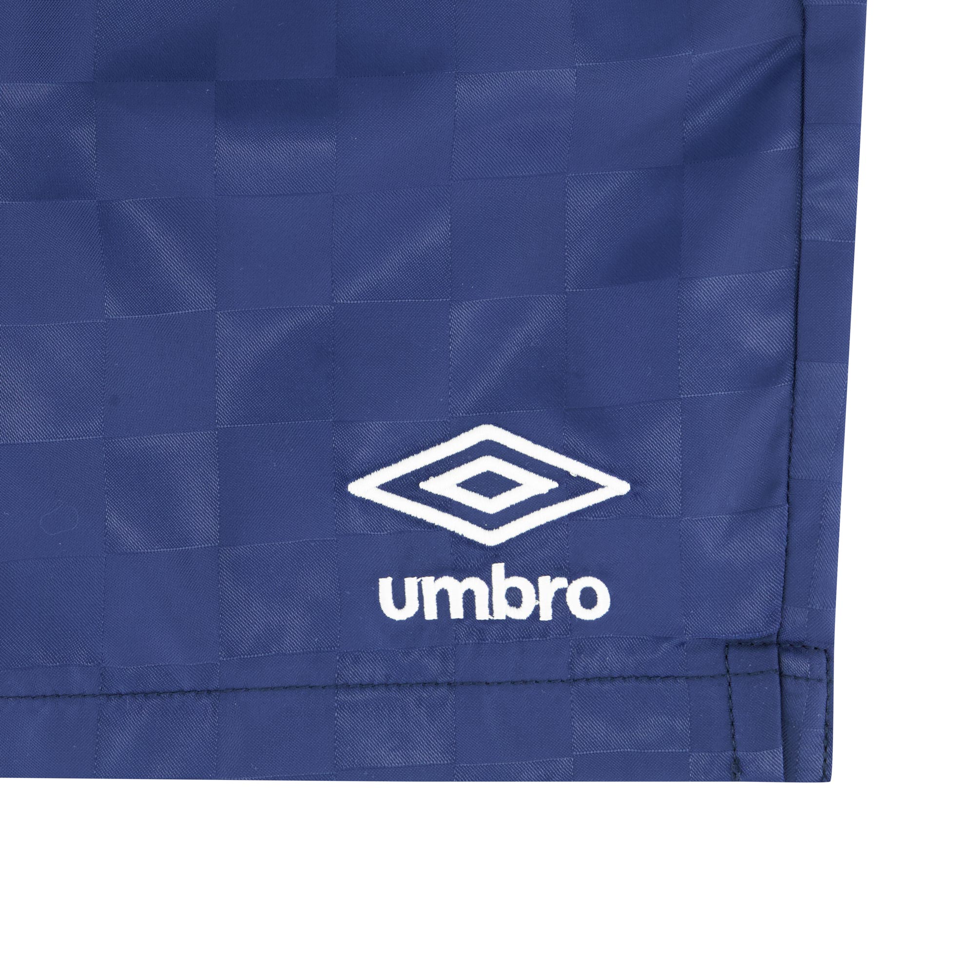 Checkered jacquard boy's navy blue soccer shorts - Shop best workout shorts for youth boy's by Umbro