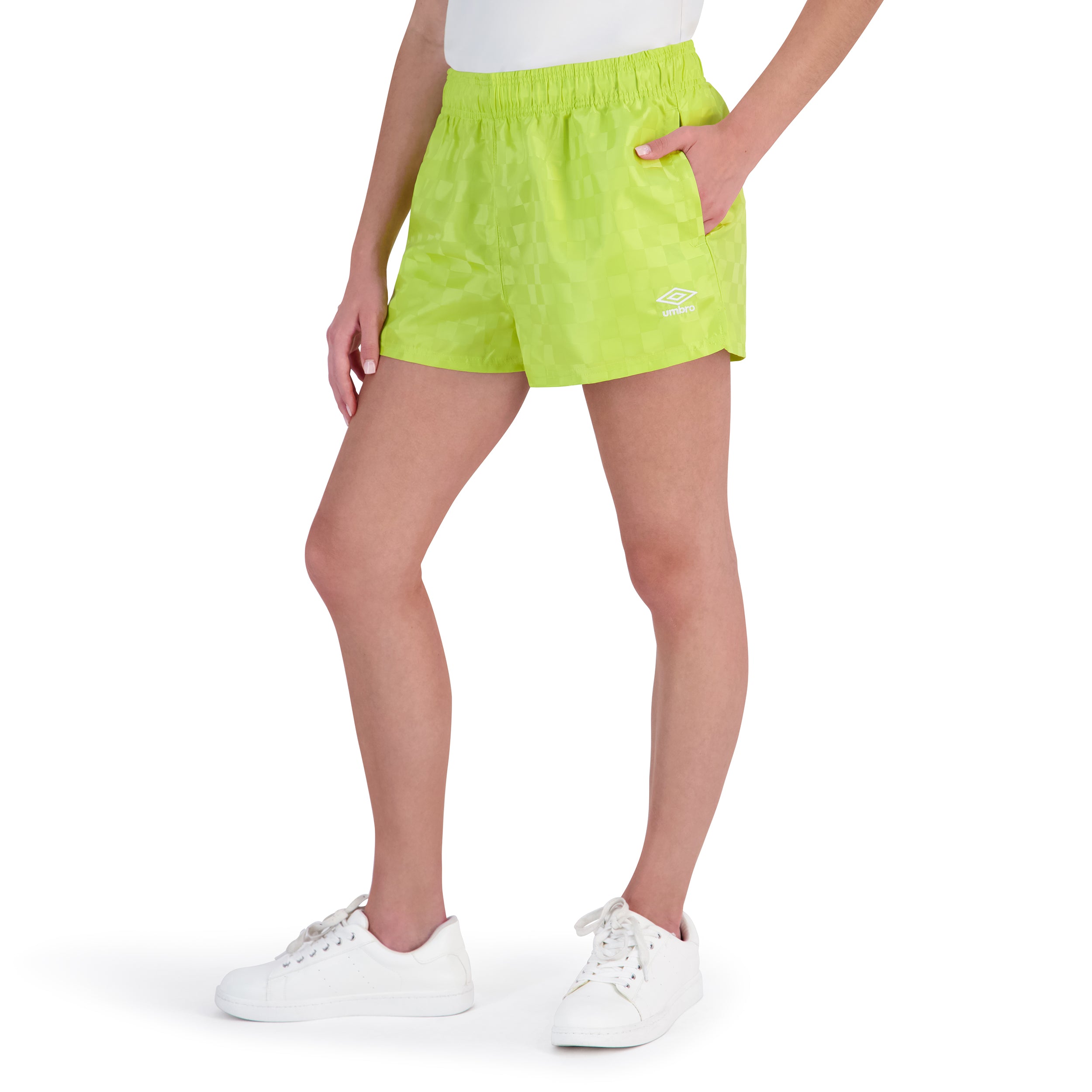 Umbro Junior's Checkered Athletic Short