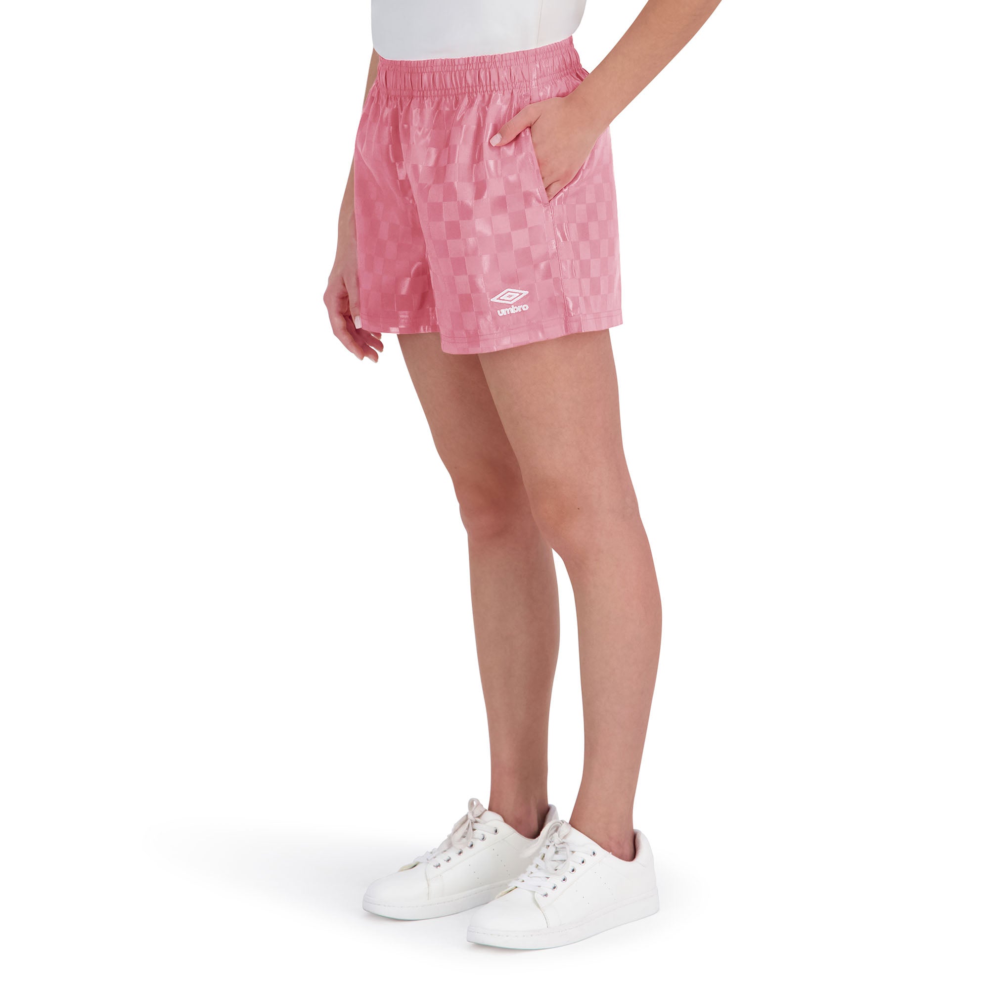 Umbro Junior's Checkered Athletic 3" Short