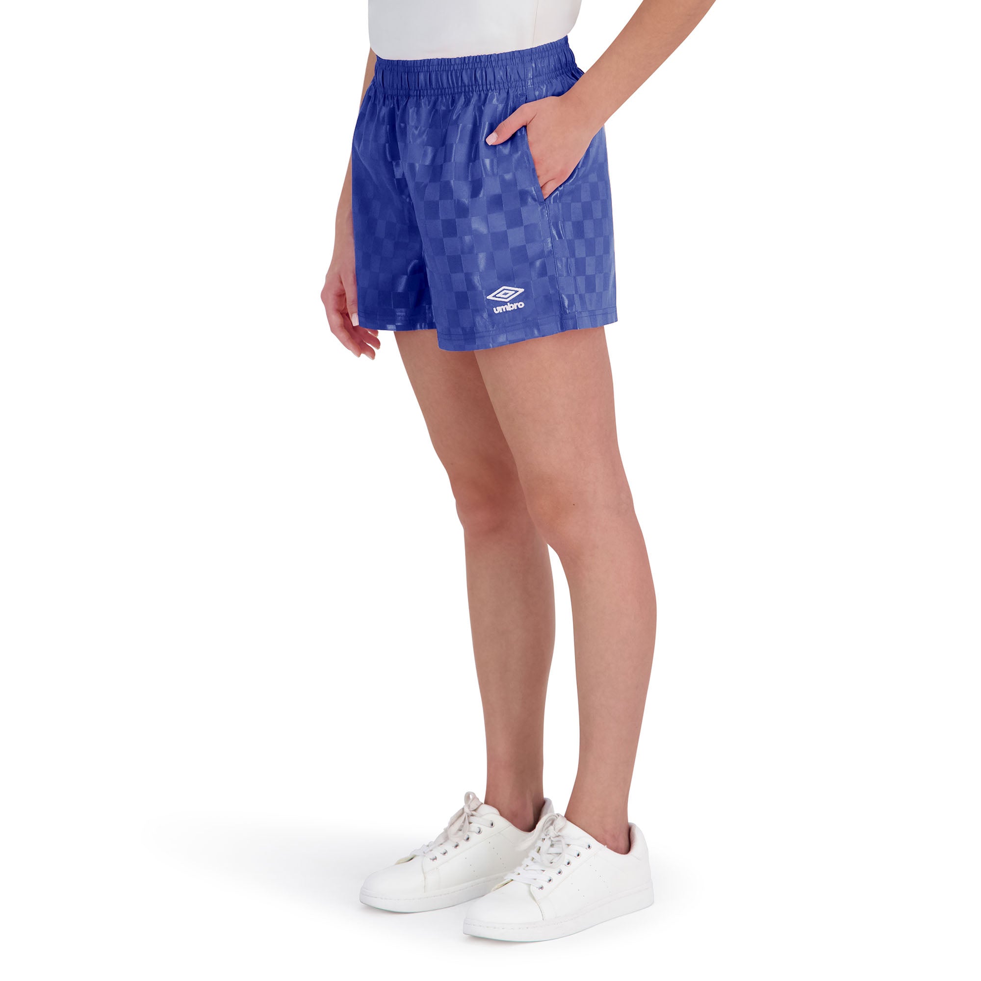 Umbro Junior's Checkered Athletic 3" Short