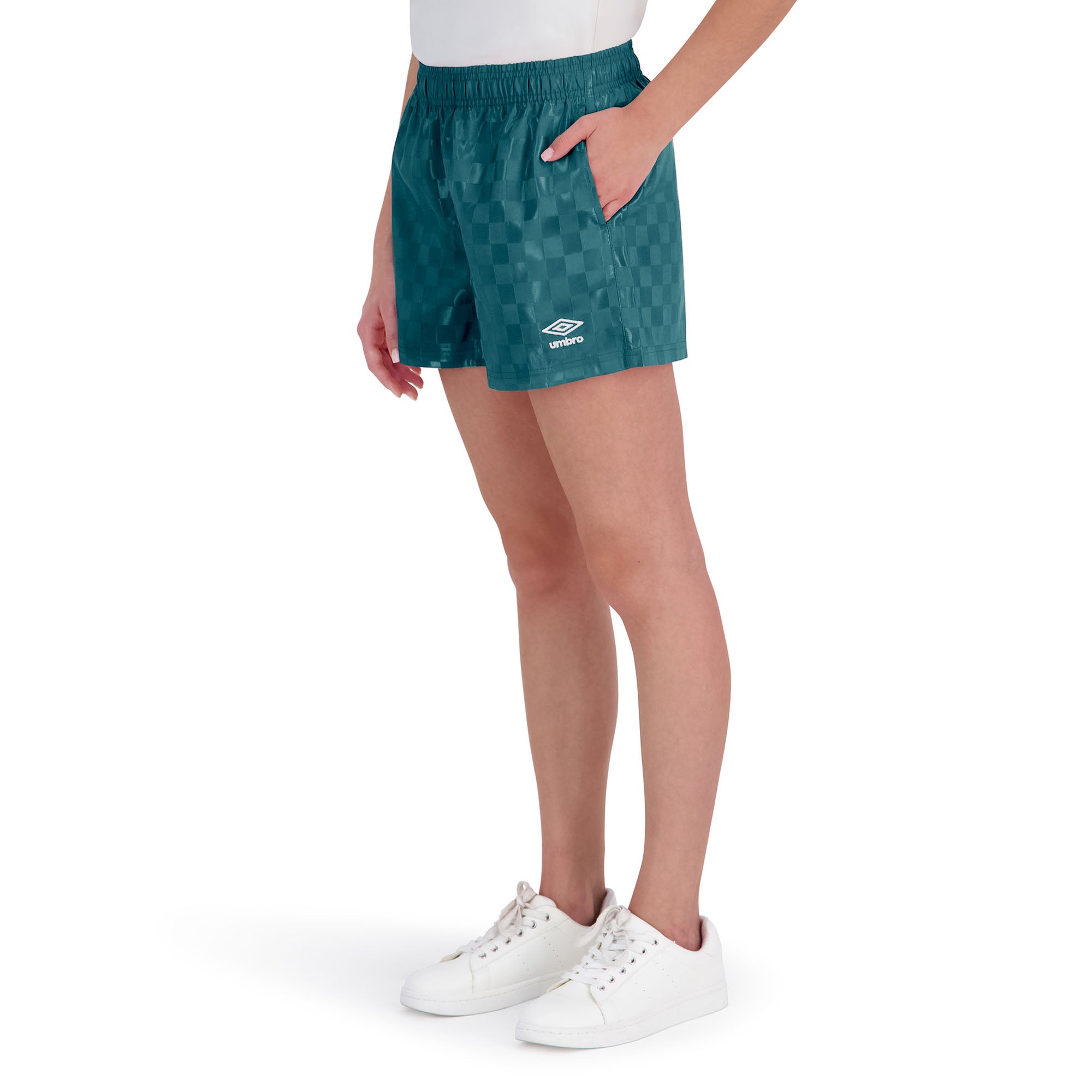 Umbro Junior's Checkered Athletic 3" Short