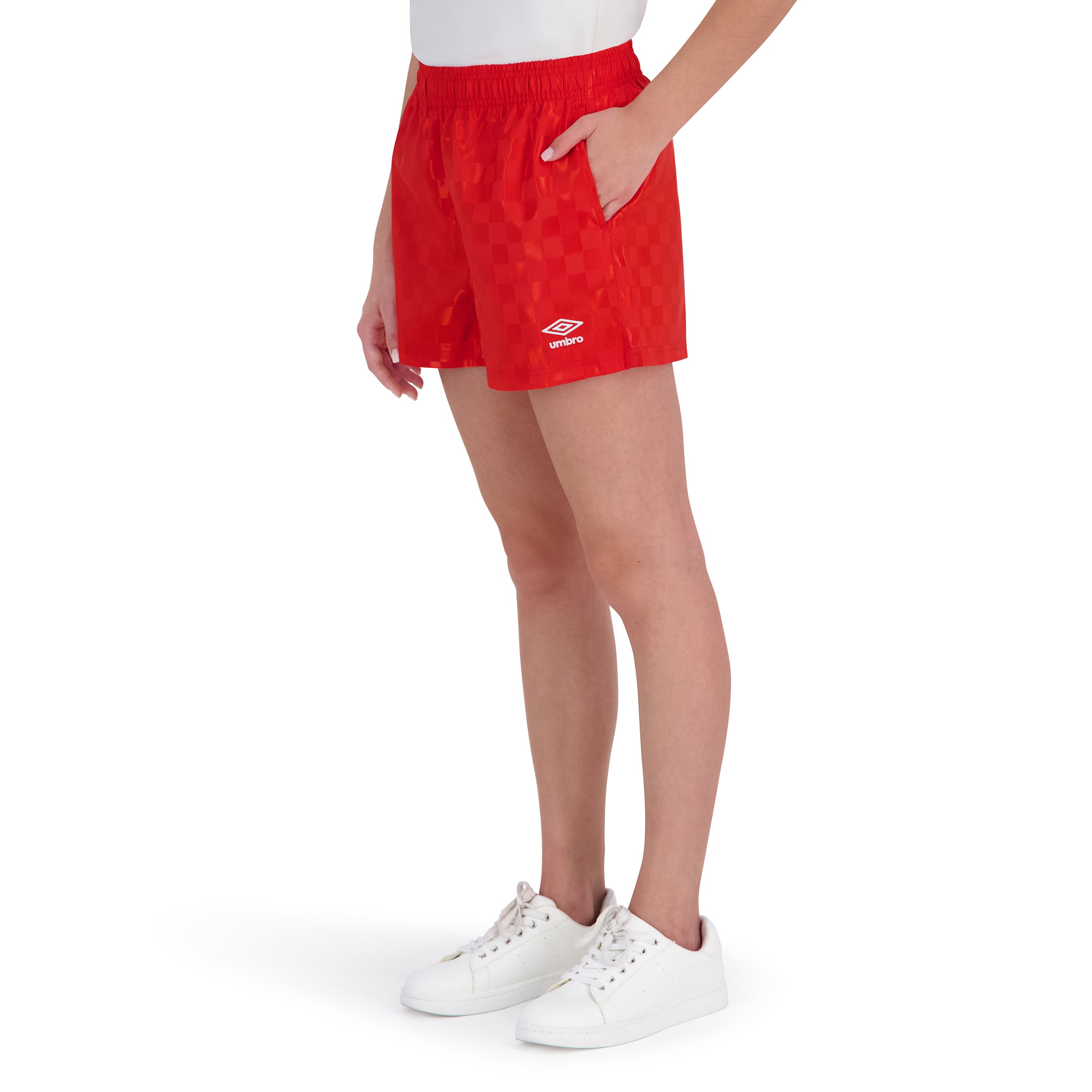 Umbro Junior's Checkered Athletic 3" Short