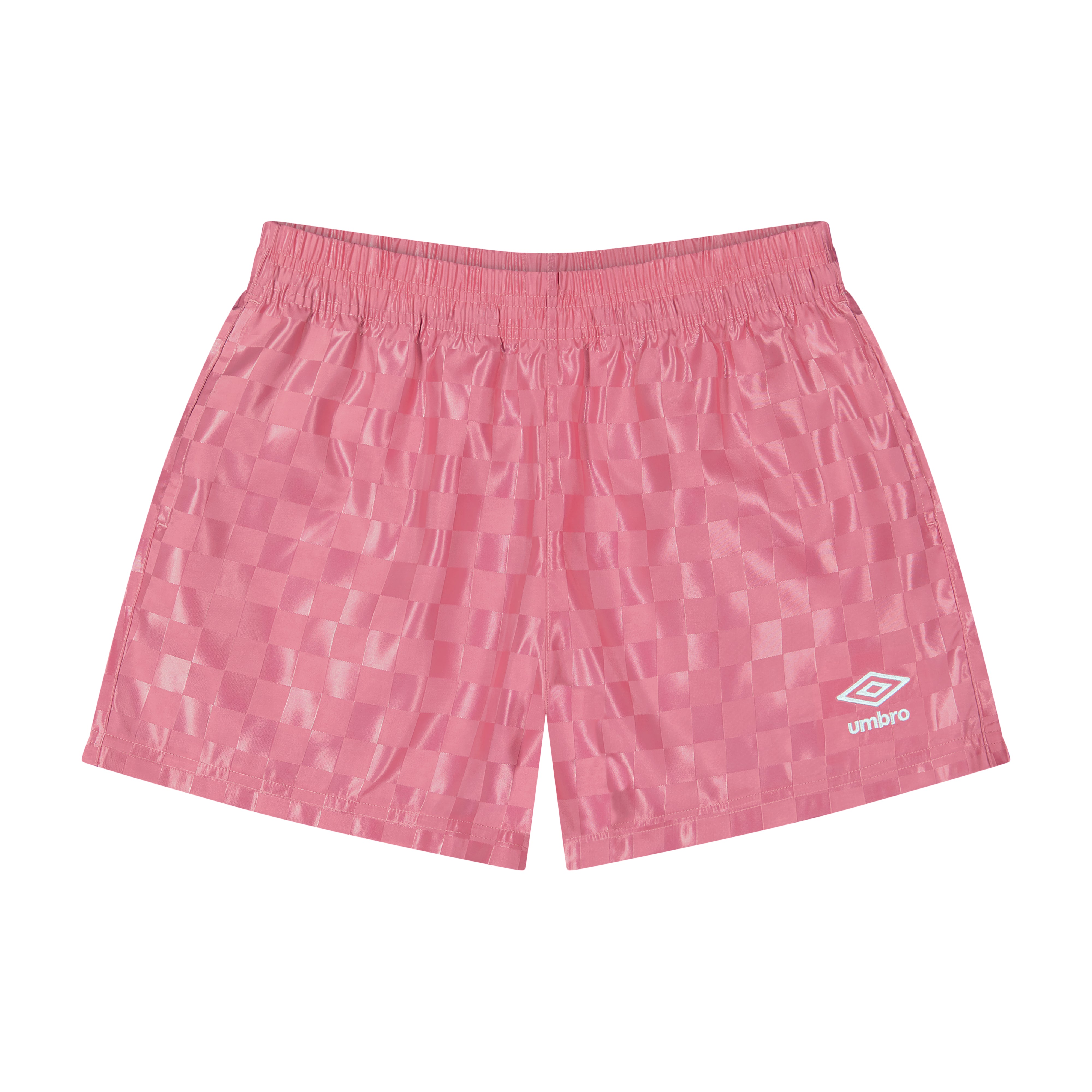 Umbro Junior's Pink Checkered Shorts - Shop women's shorts by Umbro.