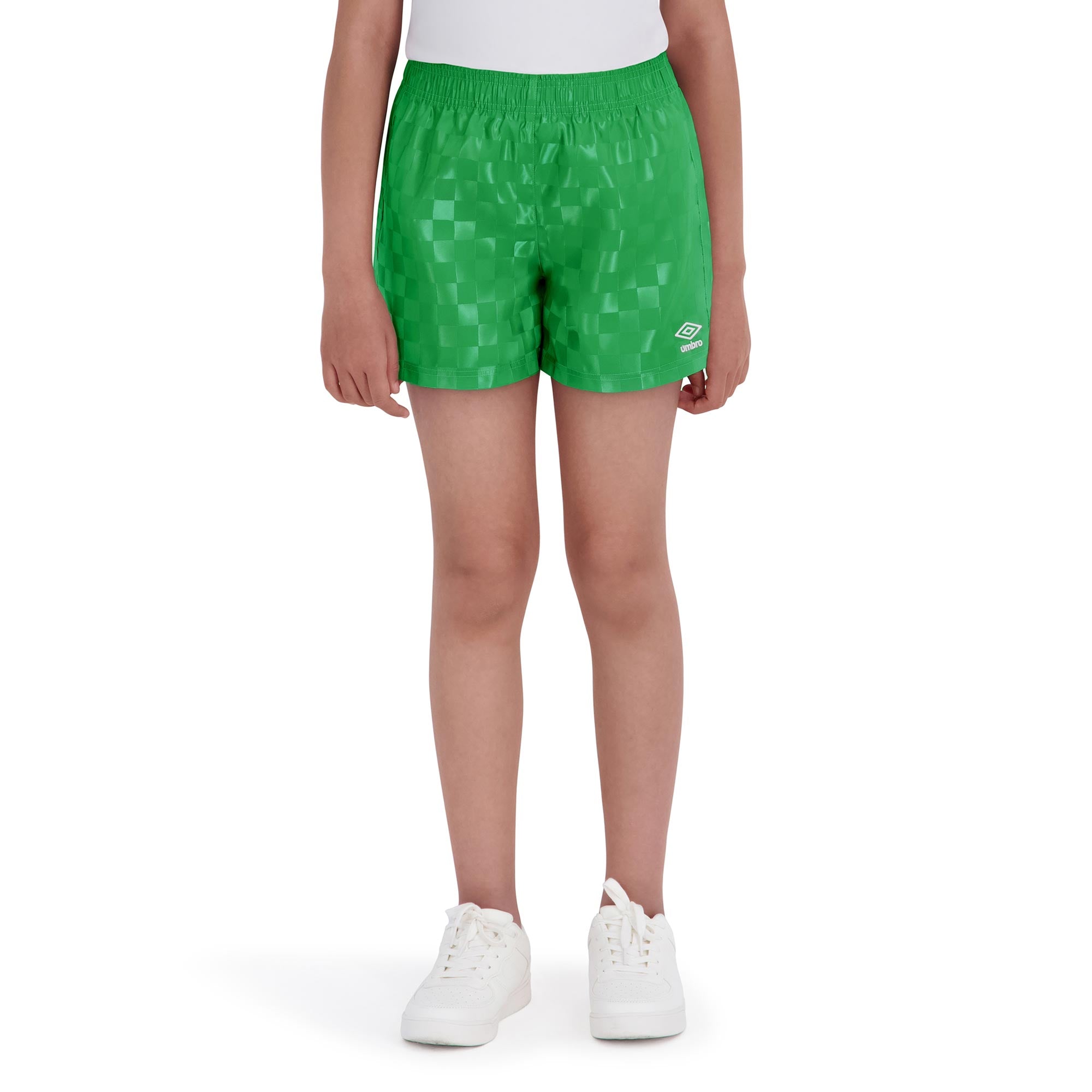 Umbro Girl's Checkered Athletic Short