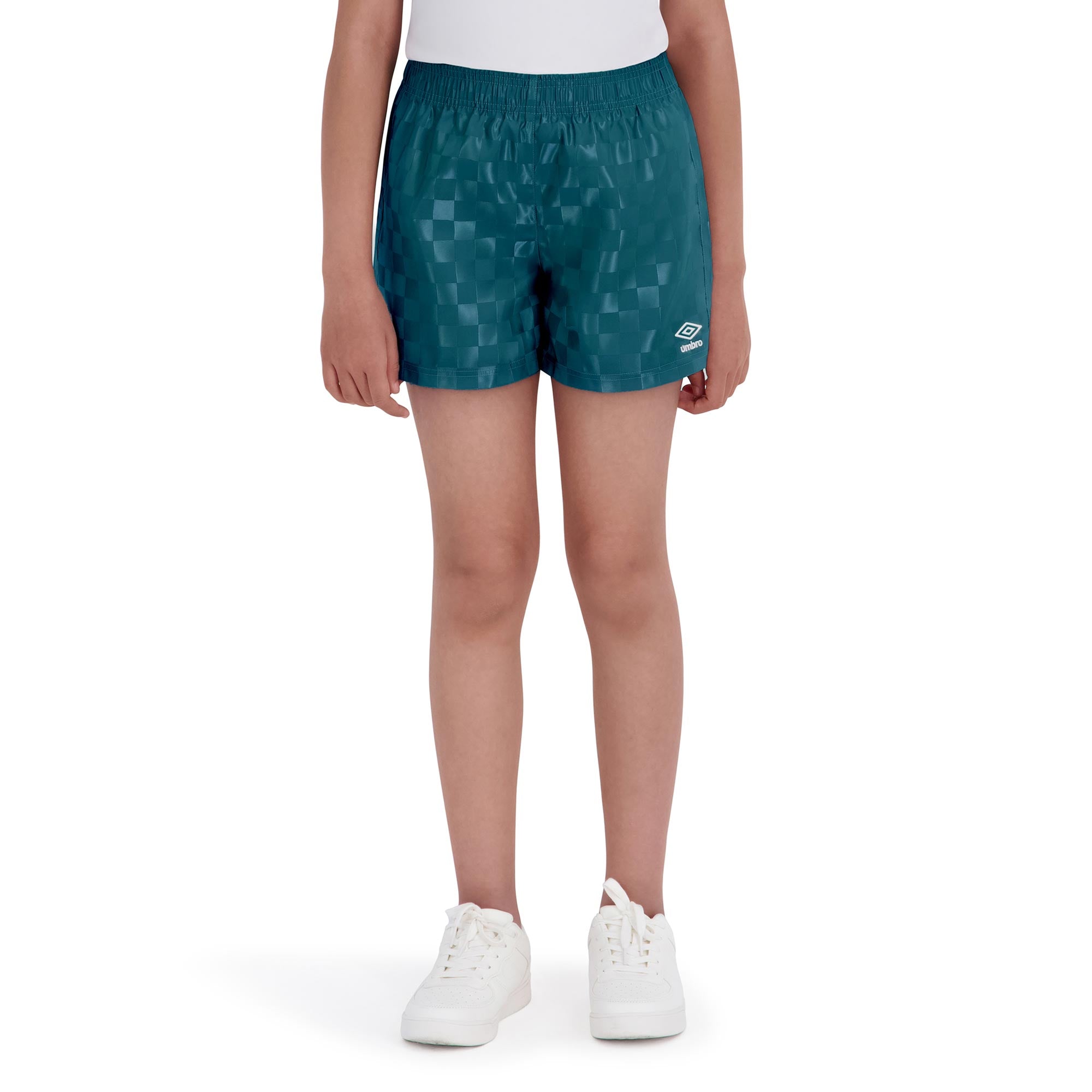 Umbro Girl's Checkered Athletic Short
