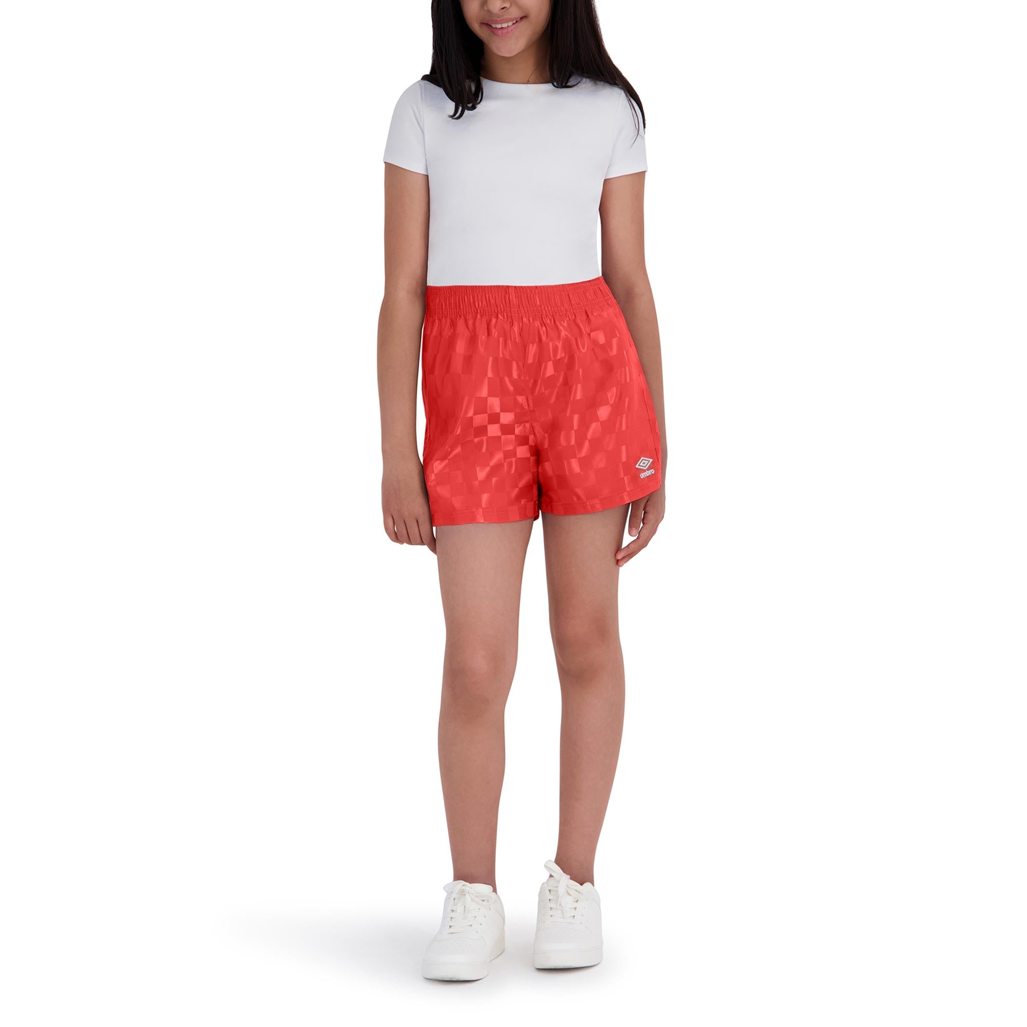 Umbro Girl's Checkered Athletic Short