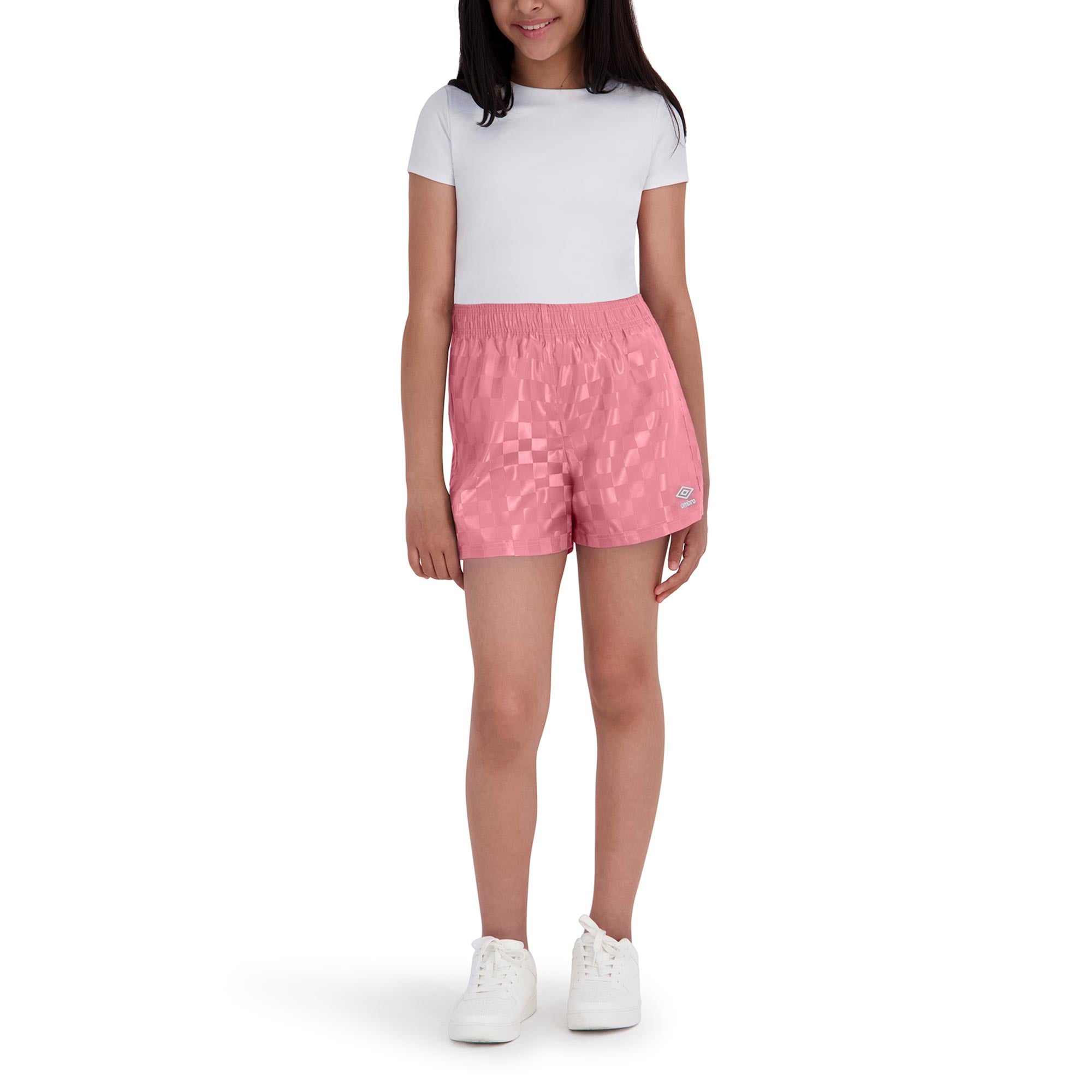 Umbro Girl's Checkered Athletic Short
