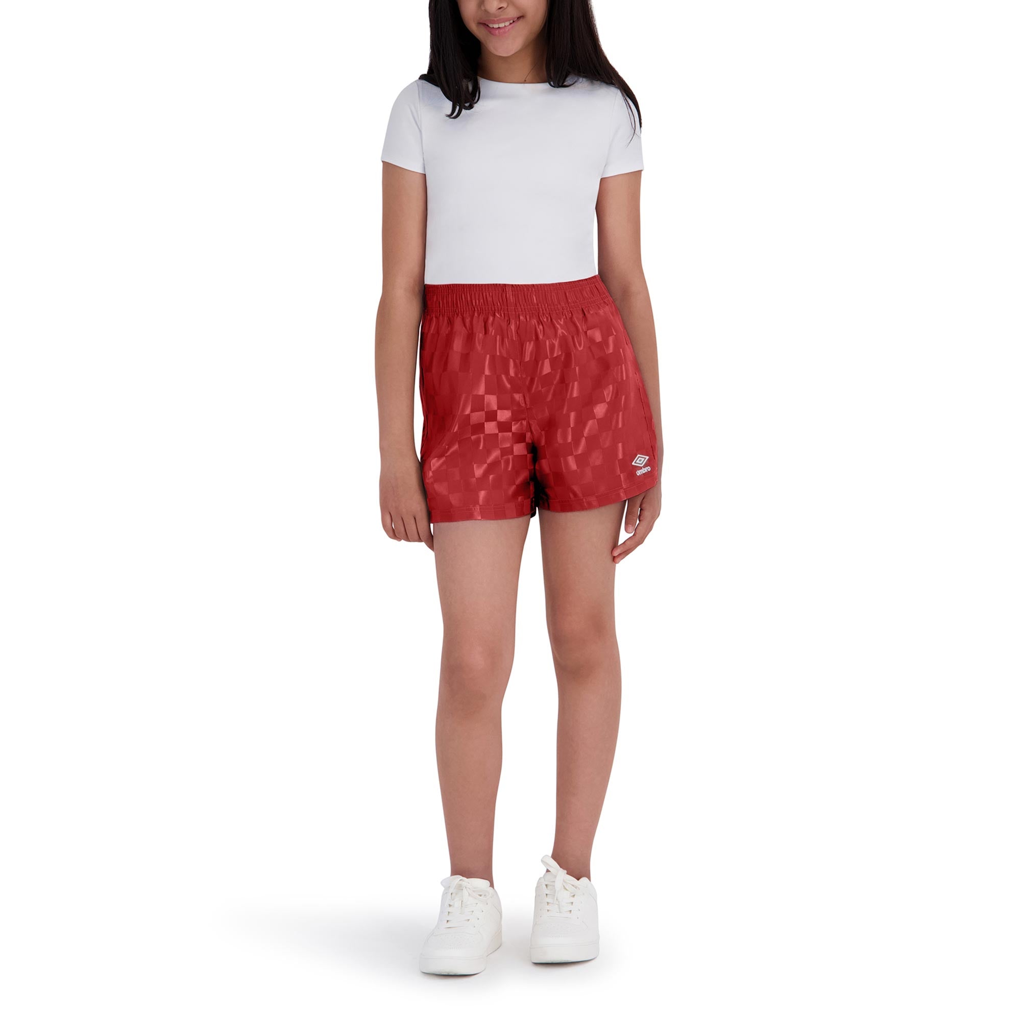 Umbro Girl's Checkered Athletic Short