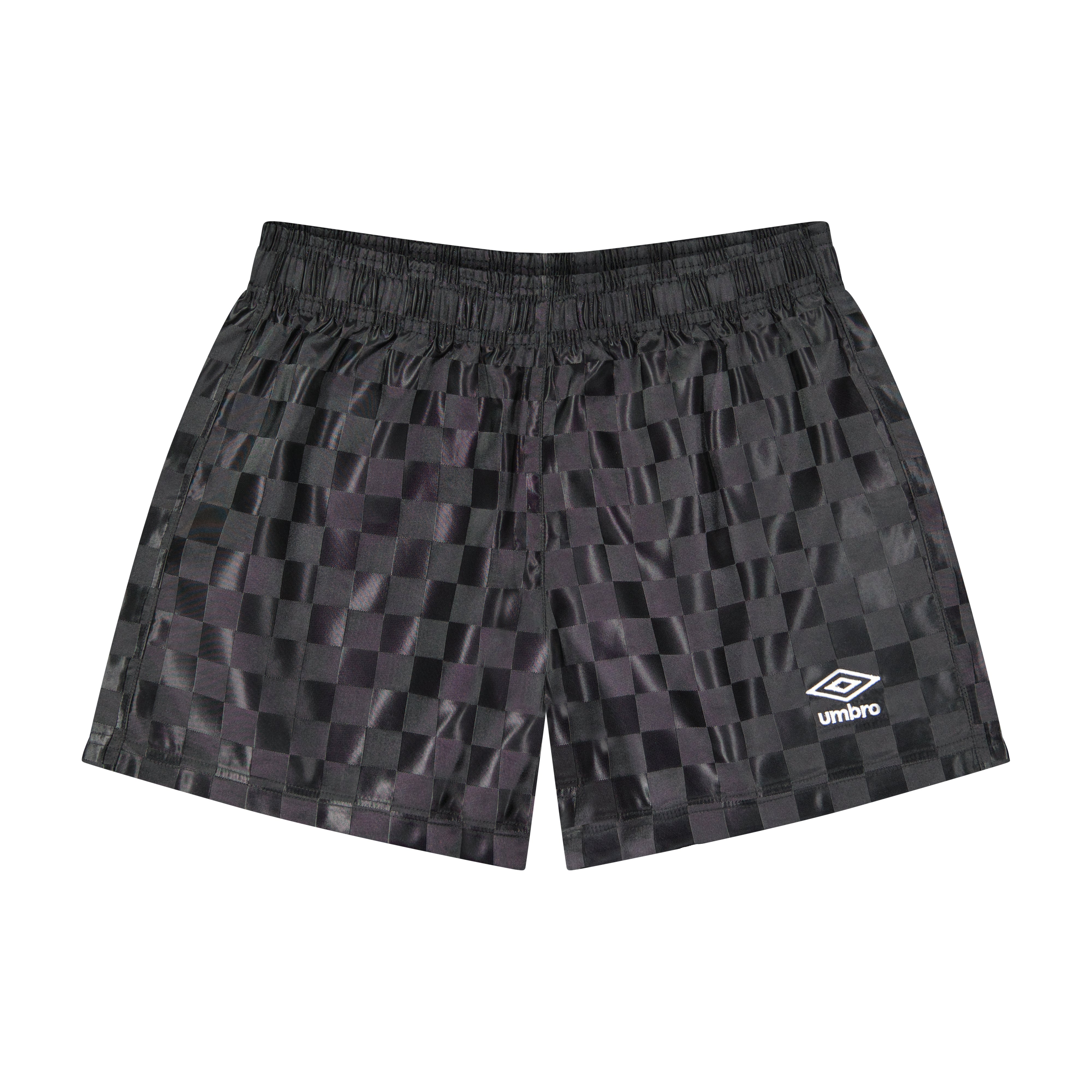 Girl's Black checkered soccer shorts offer a comfortable, relaxed fit. Shop womens soccer shorts by Umbro.