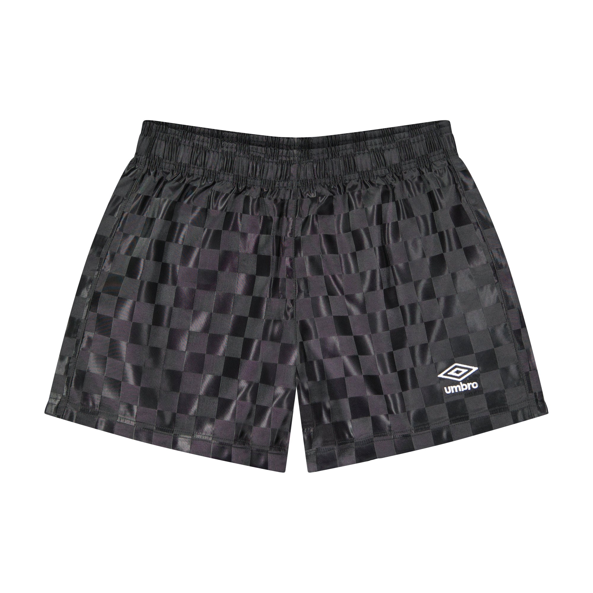 Girl's Black checkered soccer shorts a comfortable, relaxed fit. Shop girls soccer shorts by Umbro.