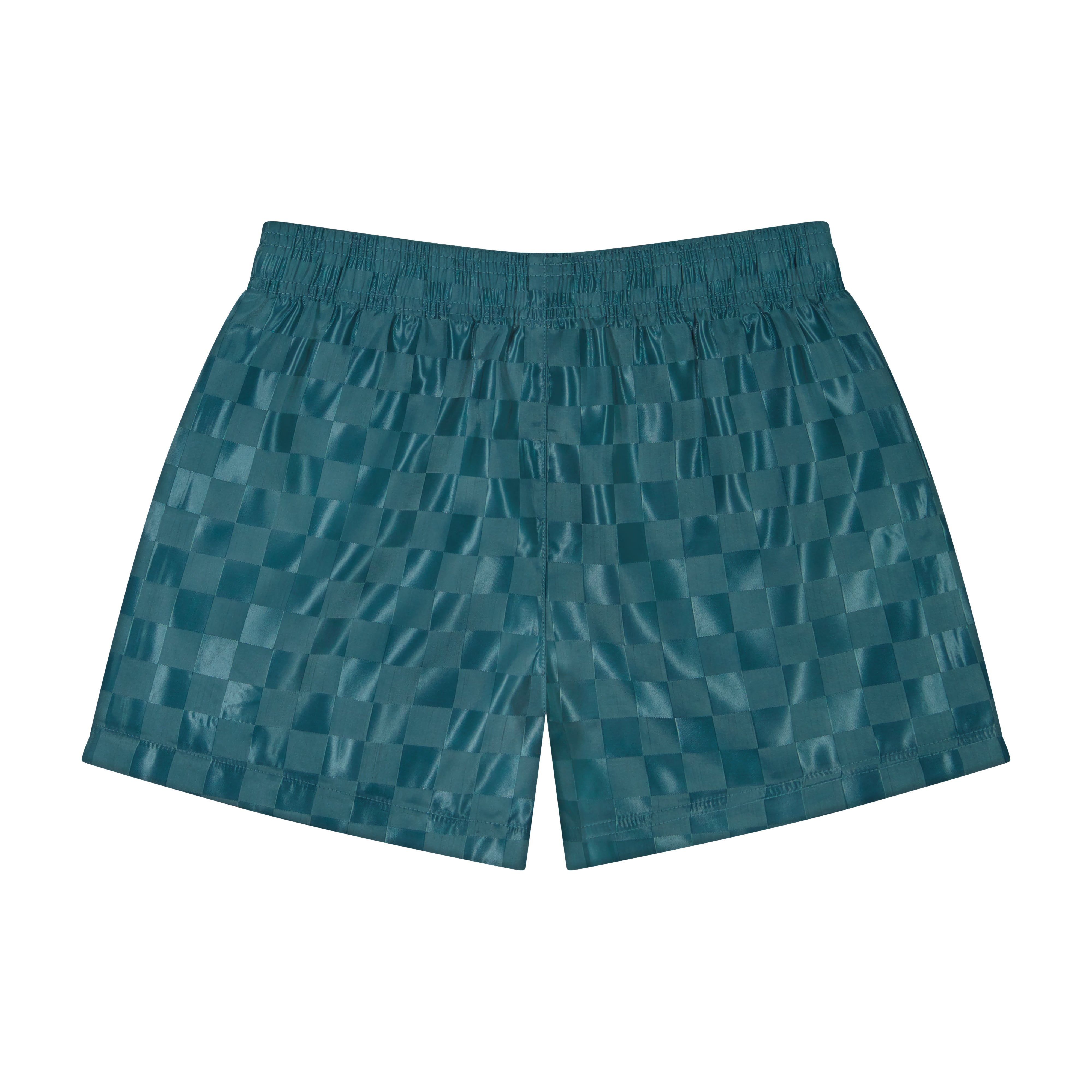 Girl's teal checkered soccer shorts offer a comfortable, relaxed fit. Shop girl's soccer shorts by Umbro.