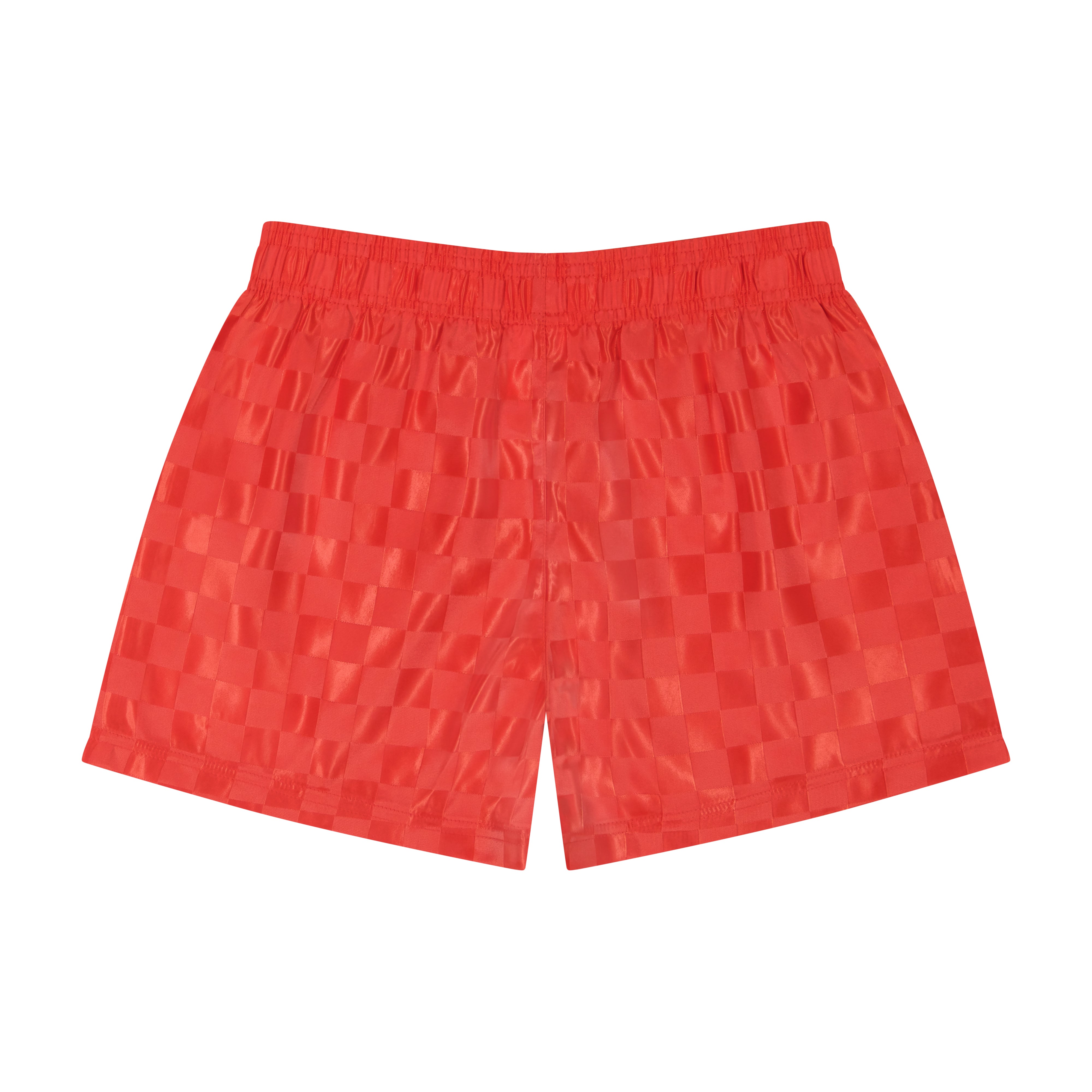 Girl's bright red checkered short soccer offer a comfortable, relaxed fit. Shop girls soccer shorts by Umbro.