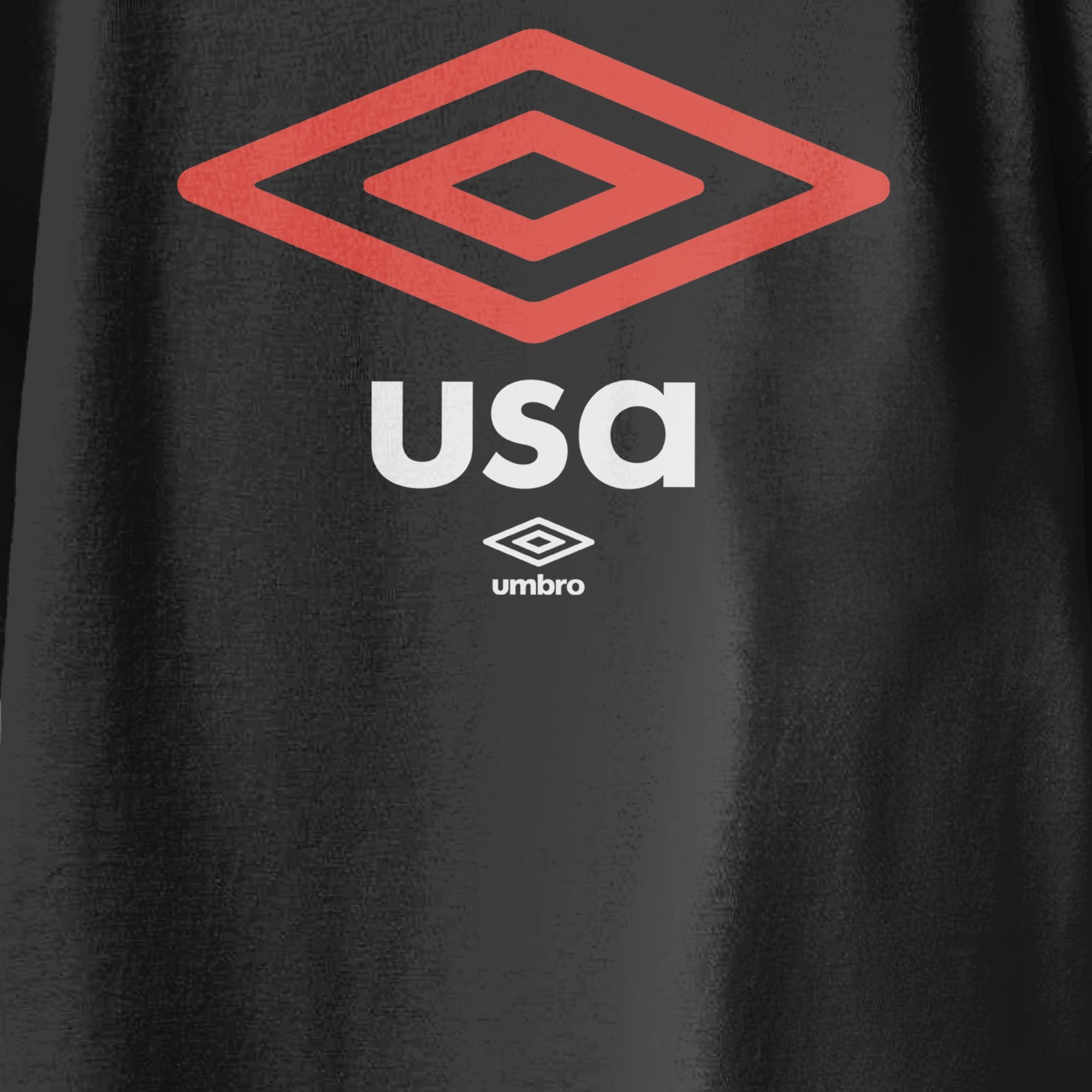 USA diamond logo black soccer T-shirts. Shop football team tees in soft cotton by Umbro.