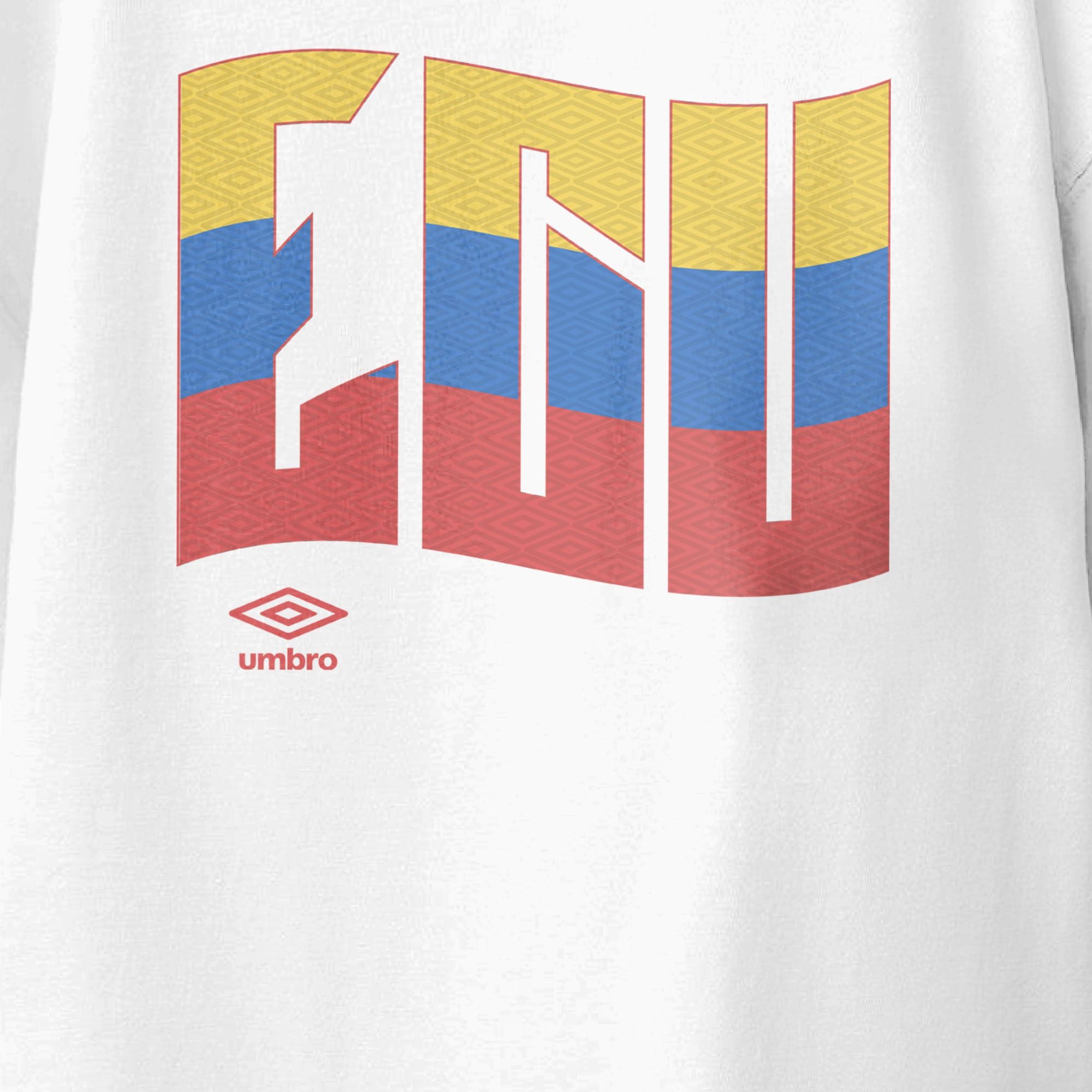 Kids’ Ecuador wavy graphic white soccer T-shirts. Shop football team tees in soft cotton by Umbro.