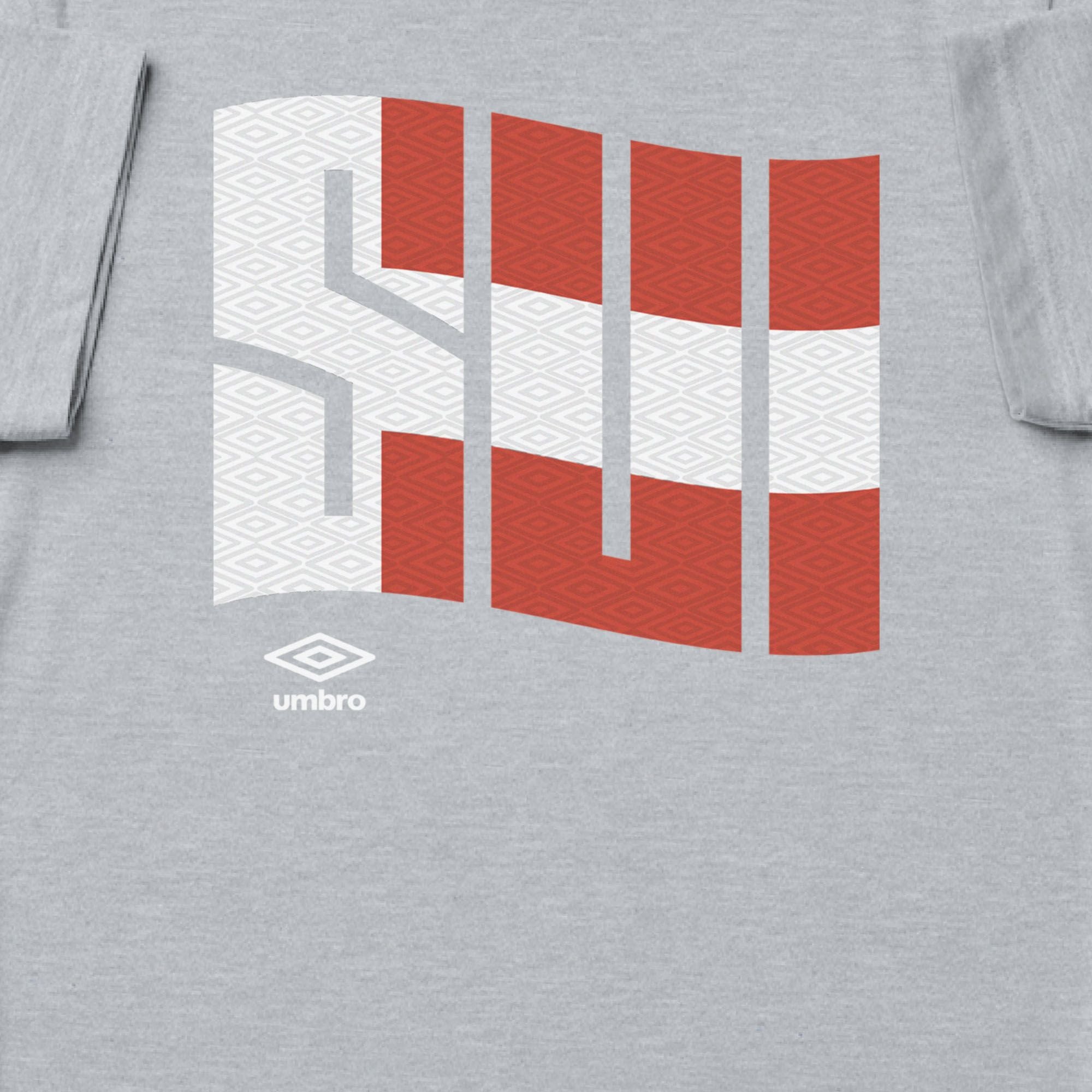 Switzerland wavy graphic sport grey soccer Tshirt / Shop football team tees in soft cotton by Umbro.