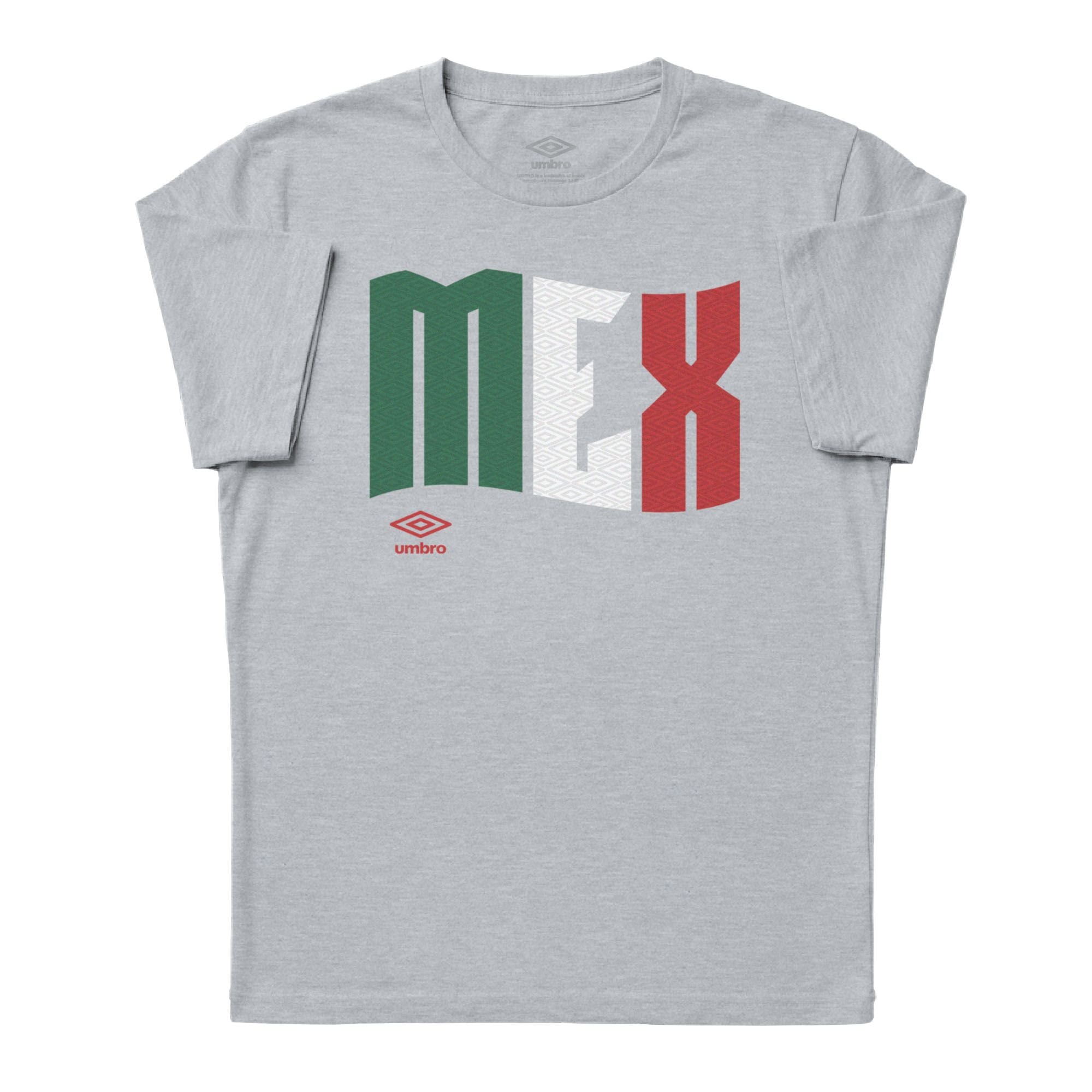 Mexico wavy graphic sport grey soccer Tees. Shop football team t-shirts in soft cotton by Umbro.