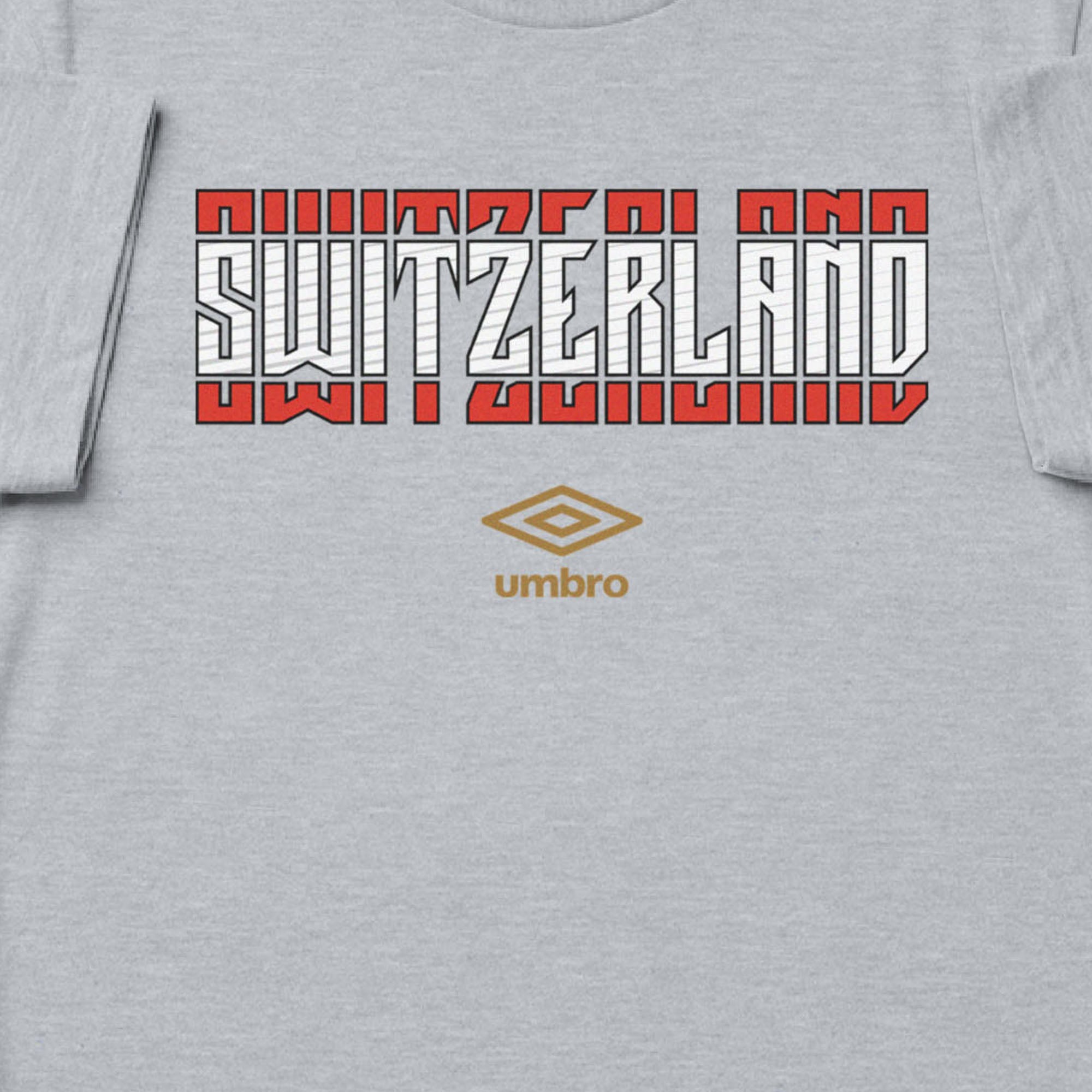 Umbro Switzerland Stacked Soccer T-Shirt