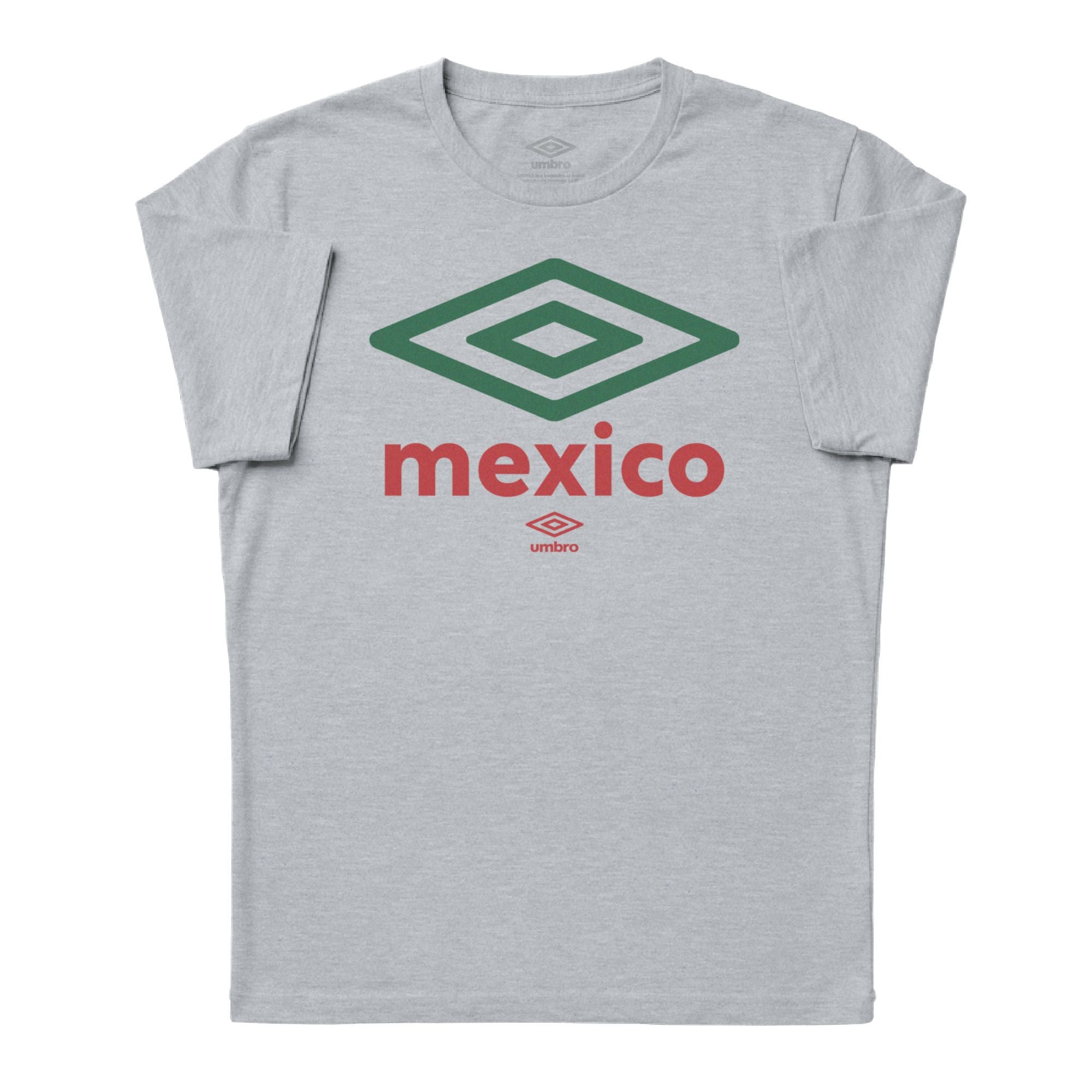 Mexico diamond logo sport-grey soccer Tees. Shop football team t-shirts in soft cotton by Umbro.