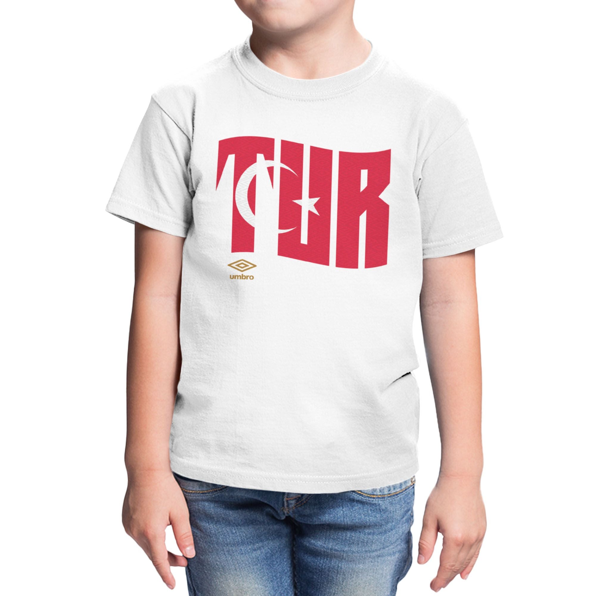 Umbro Kids Turkey Wavy Logo T-Shirt