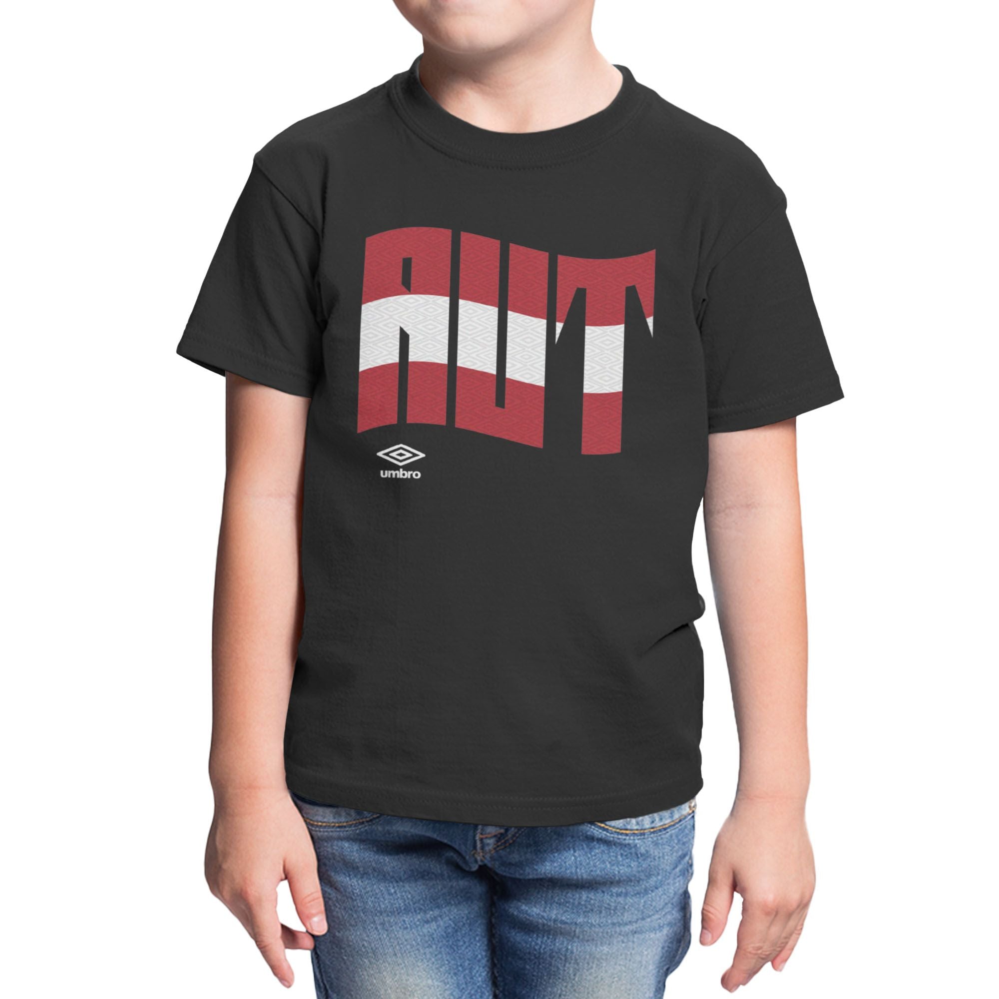 Umbro Kids Austria Wavy Logo T-Shirt