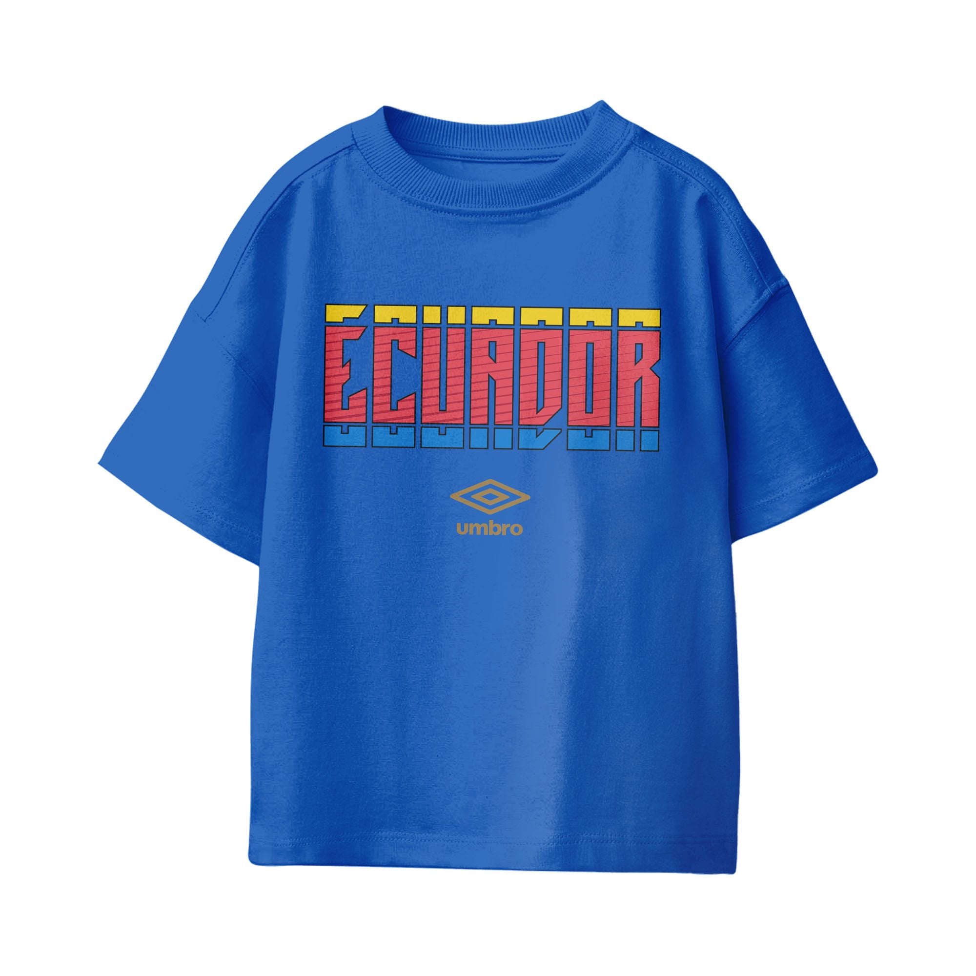 Umbro Ecuador Stacked Soccer T-Shirt Royal