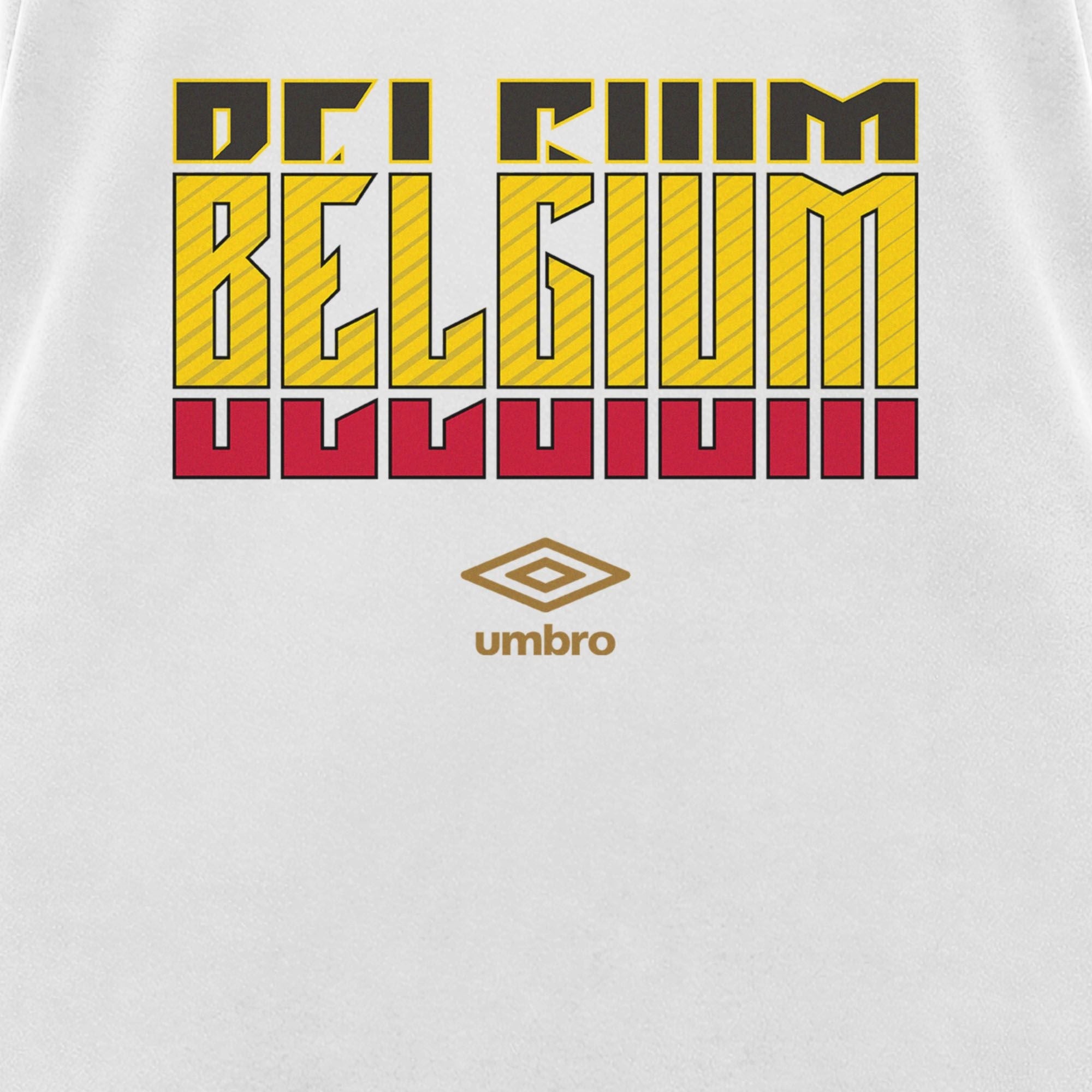 Umbro Belgium Stacked Soccer Tank Bright White