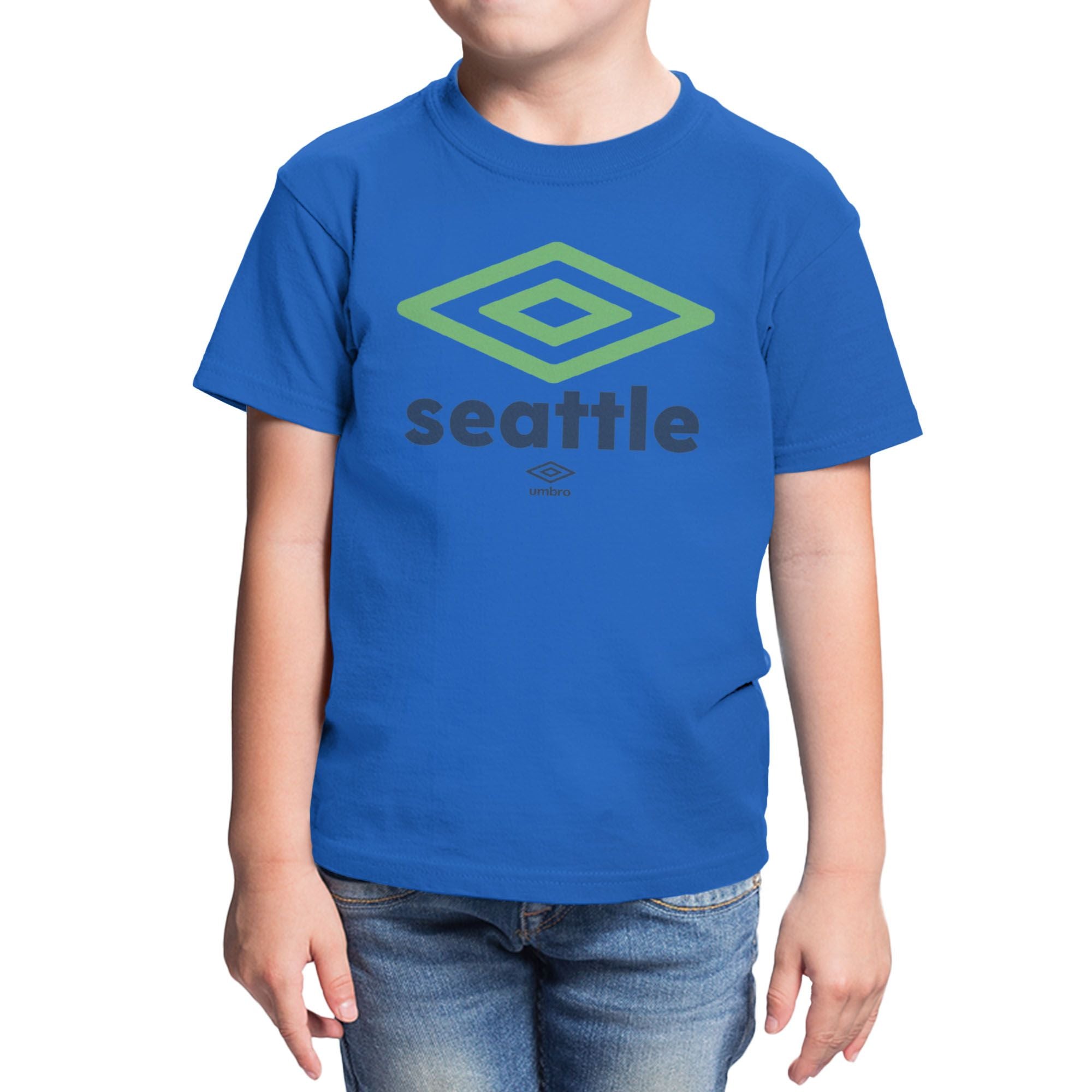 Umbro Kids Seattle City Diamond Logo T-Shirt