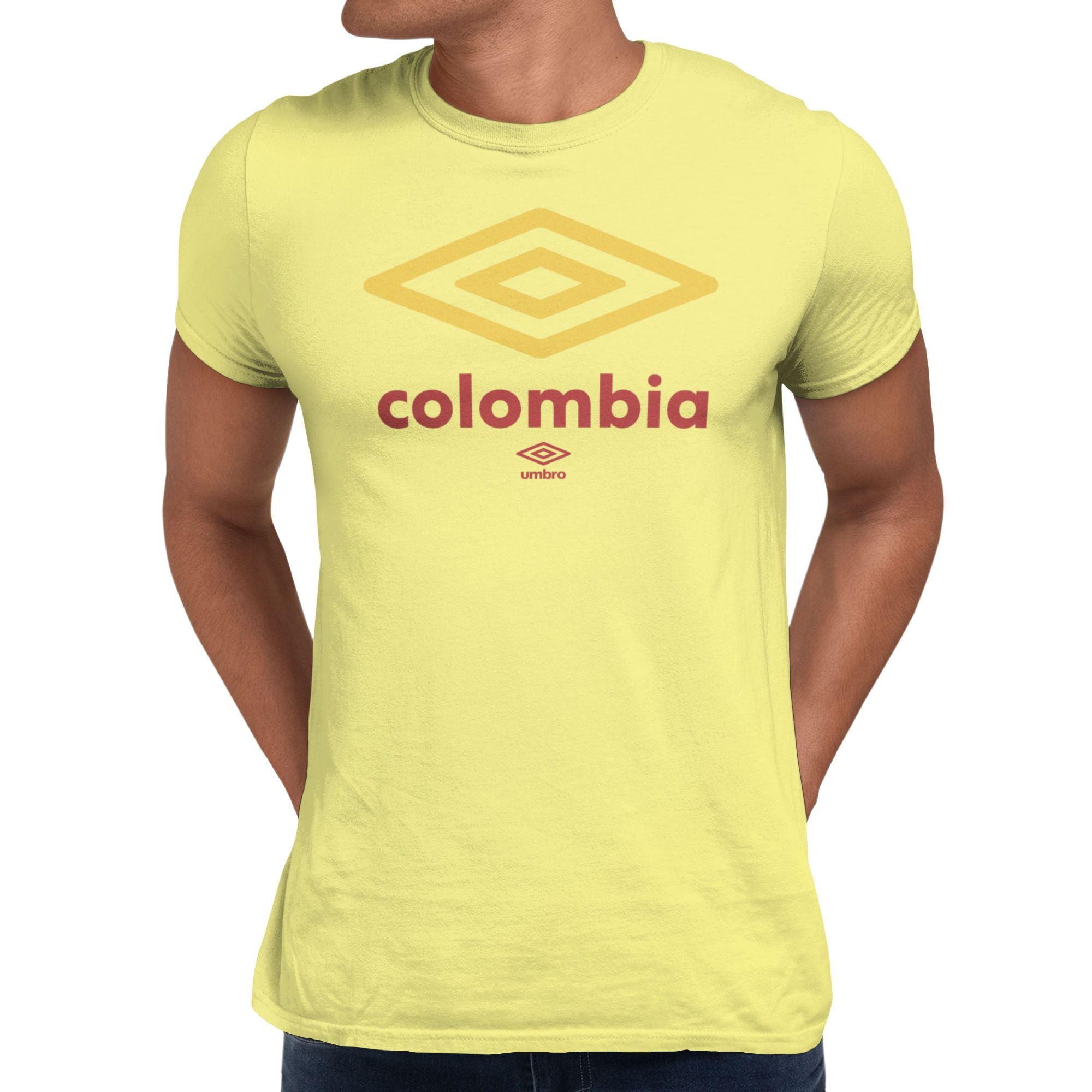 Umbro Colombia Diamond Logo T-Shirt Corn Silk