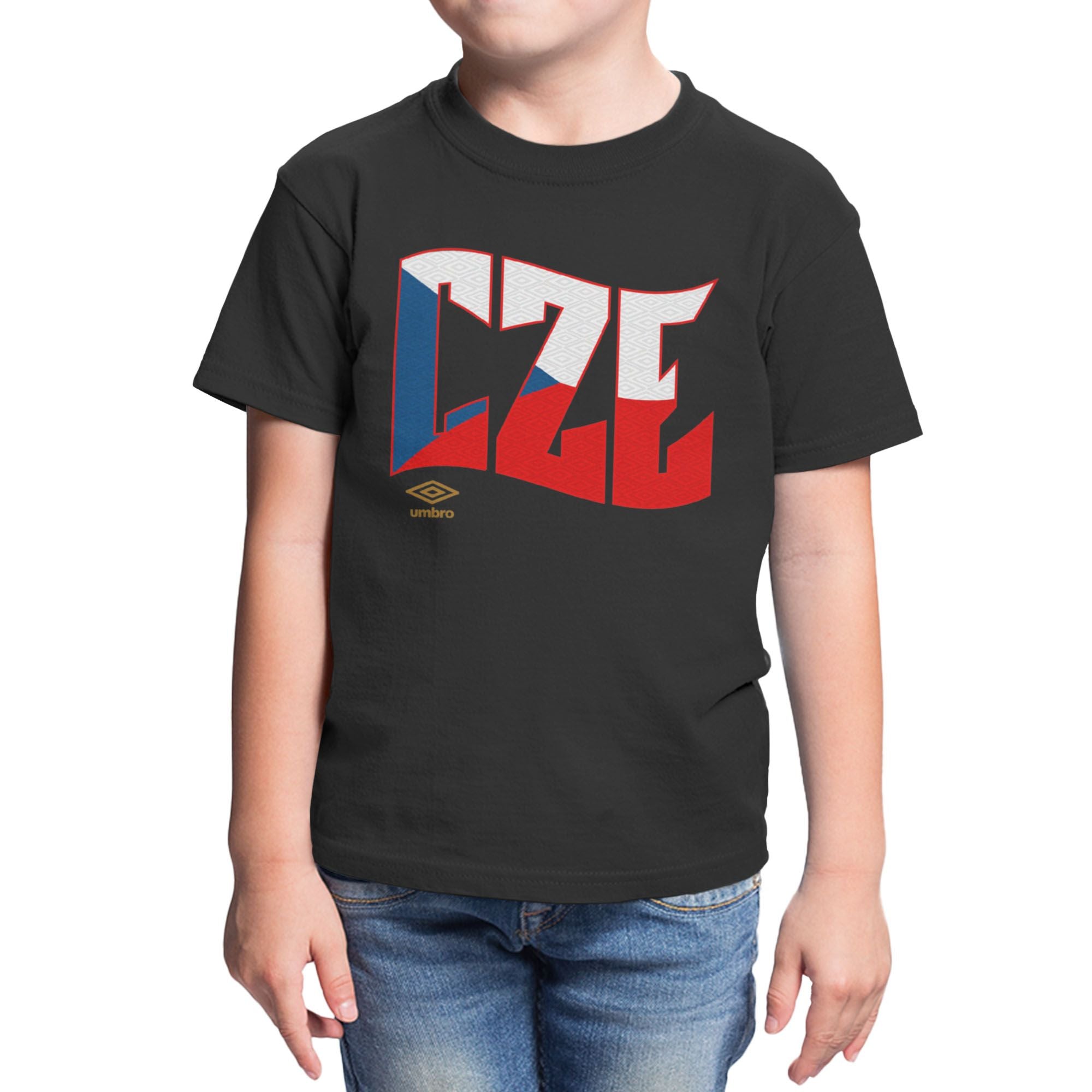 Umbro Kids Czech Republic Wavy Logo T-Shirt