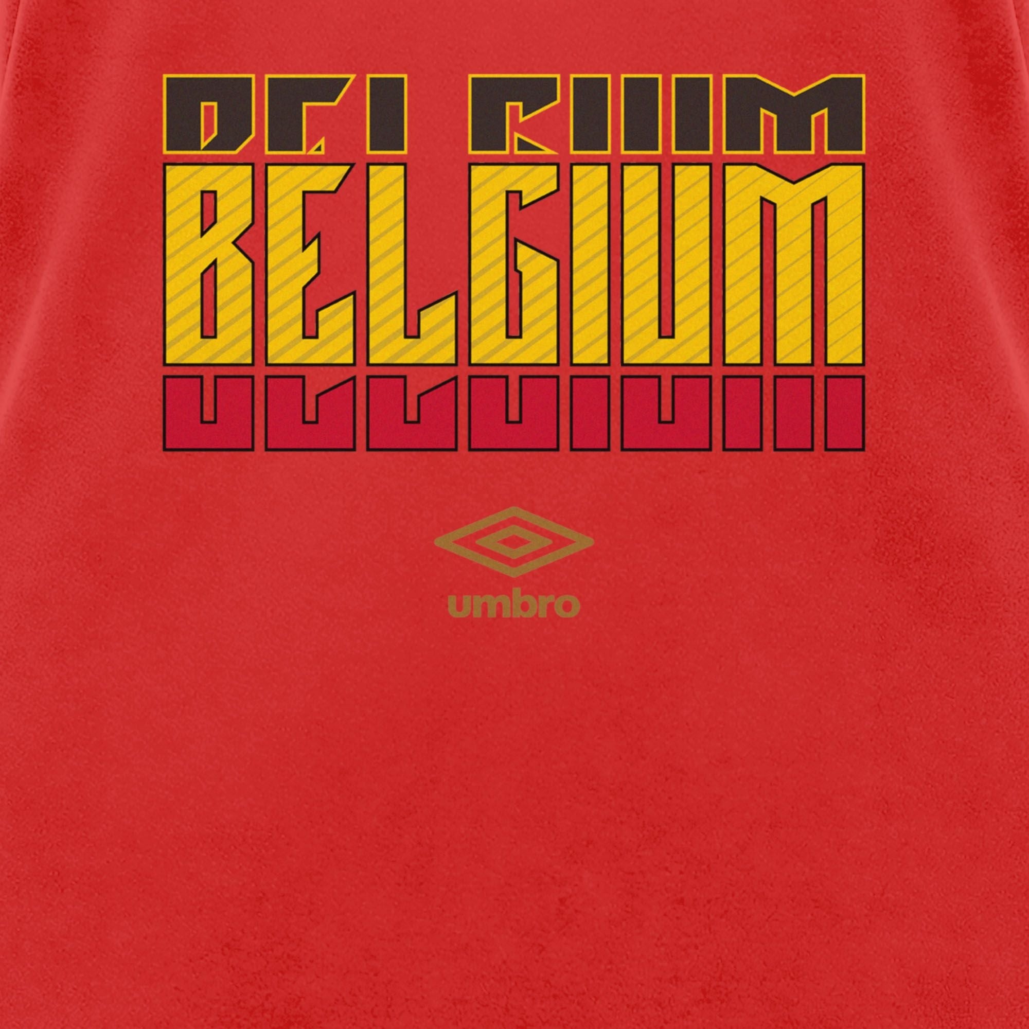 Umbro Belgium Stacked Soccer Tank Red