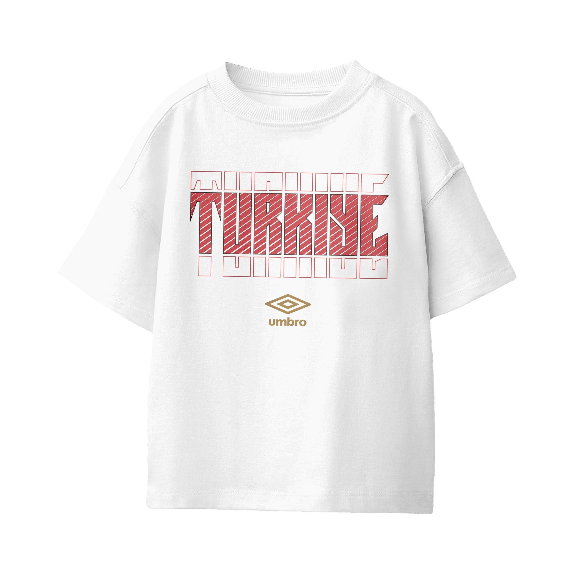 Umbro Turkey Stacked Soccer T-Shirt White
