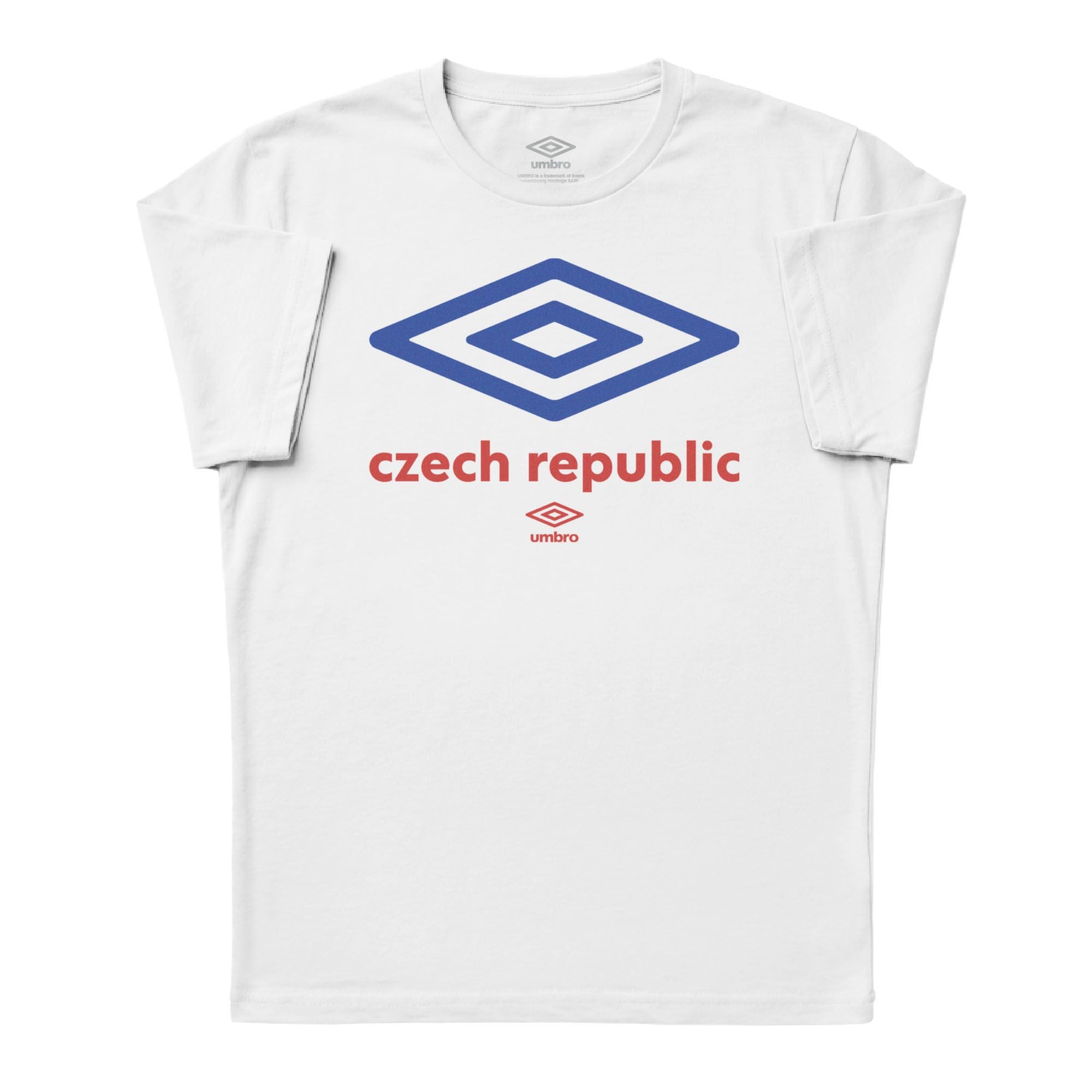 Umbro Czech Republic Diamond Logo T-Shirt White