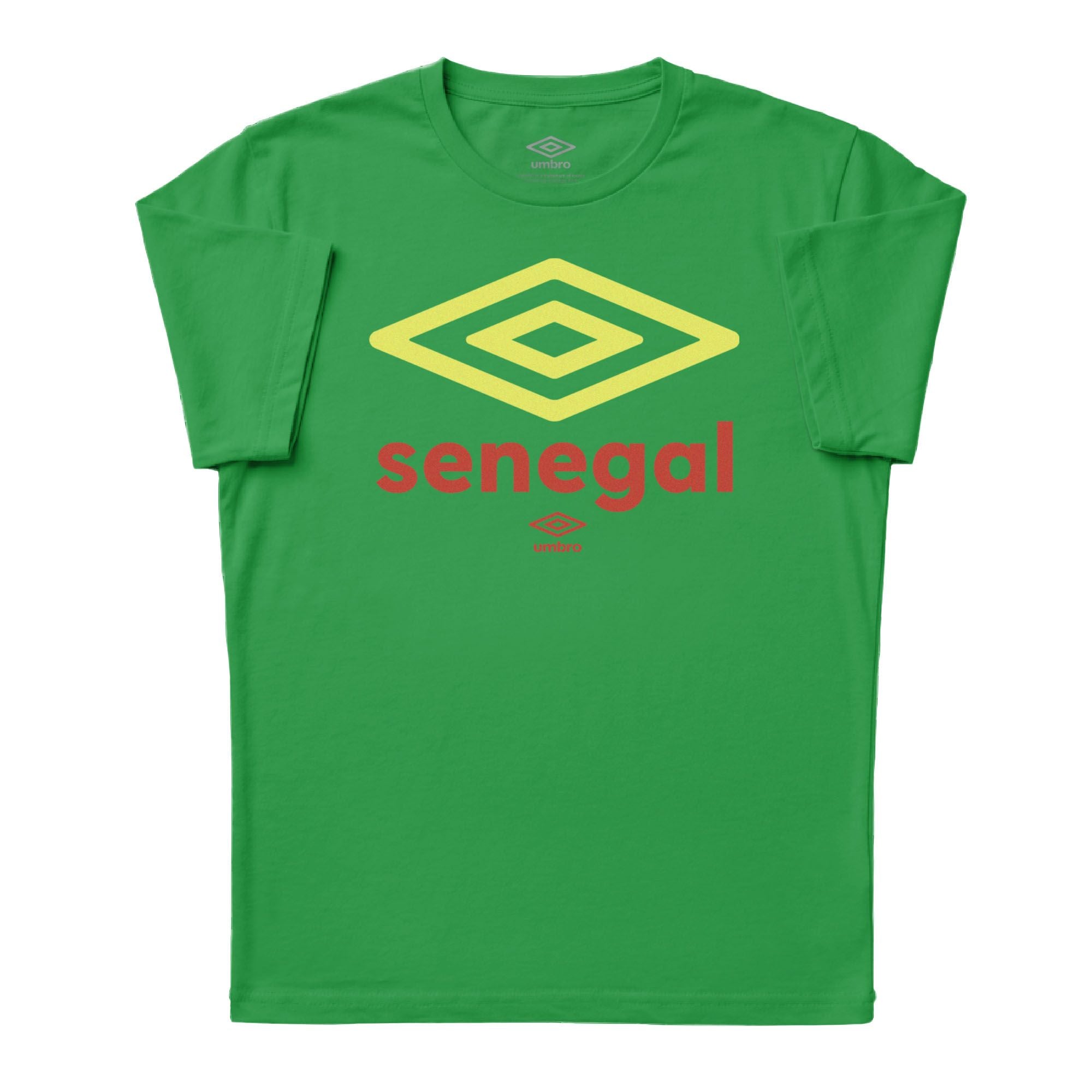 Umbro Adult Unisex Senegal Diamond Logo T-Shirt Turf Green