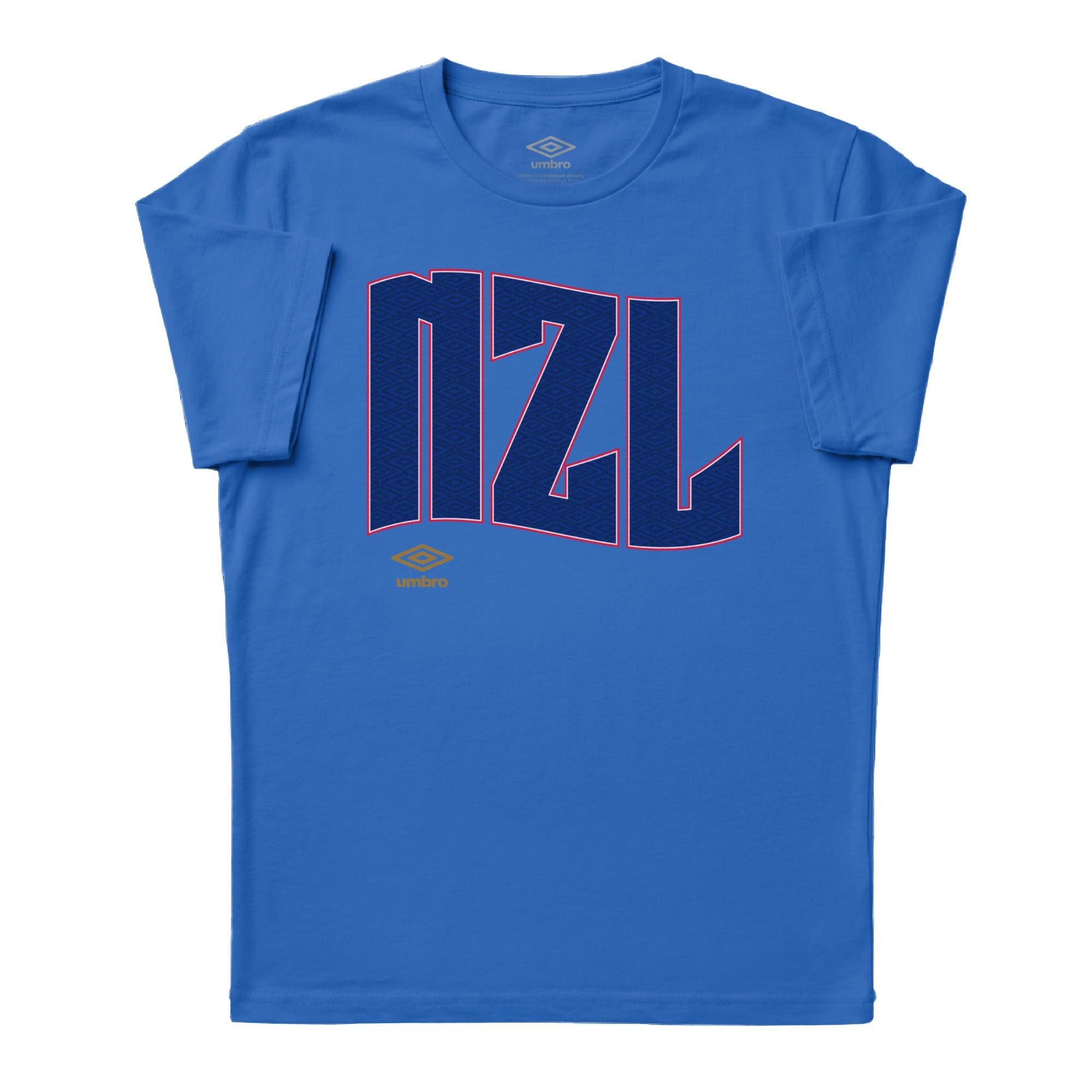 Umbro New Zealand Wavy Logo T-Shirt Royal