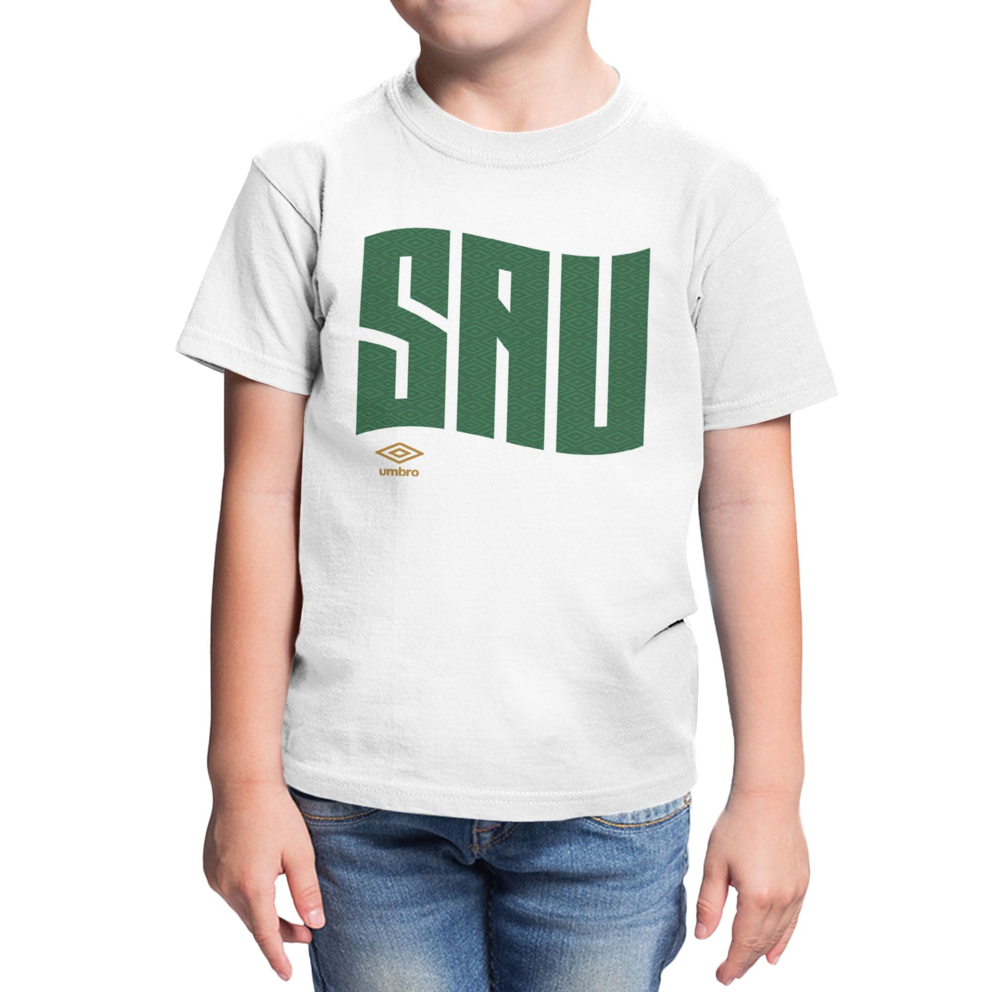 Umbro Kids Saudi Arabia Wavy Logo T-Shirt