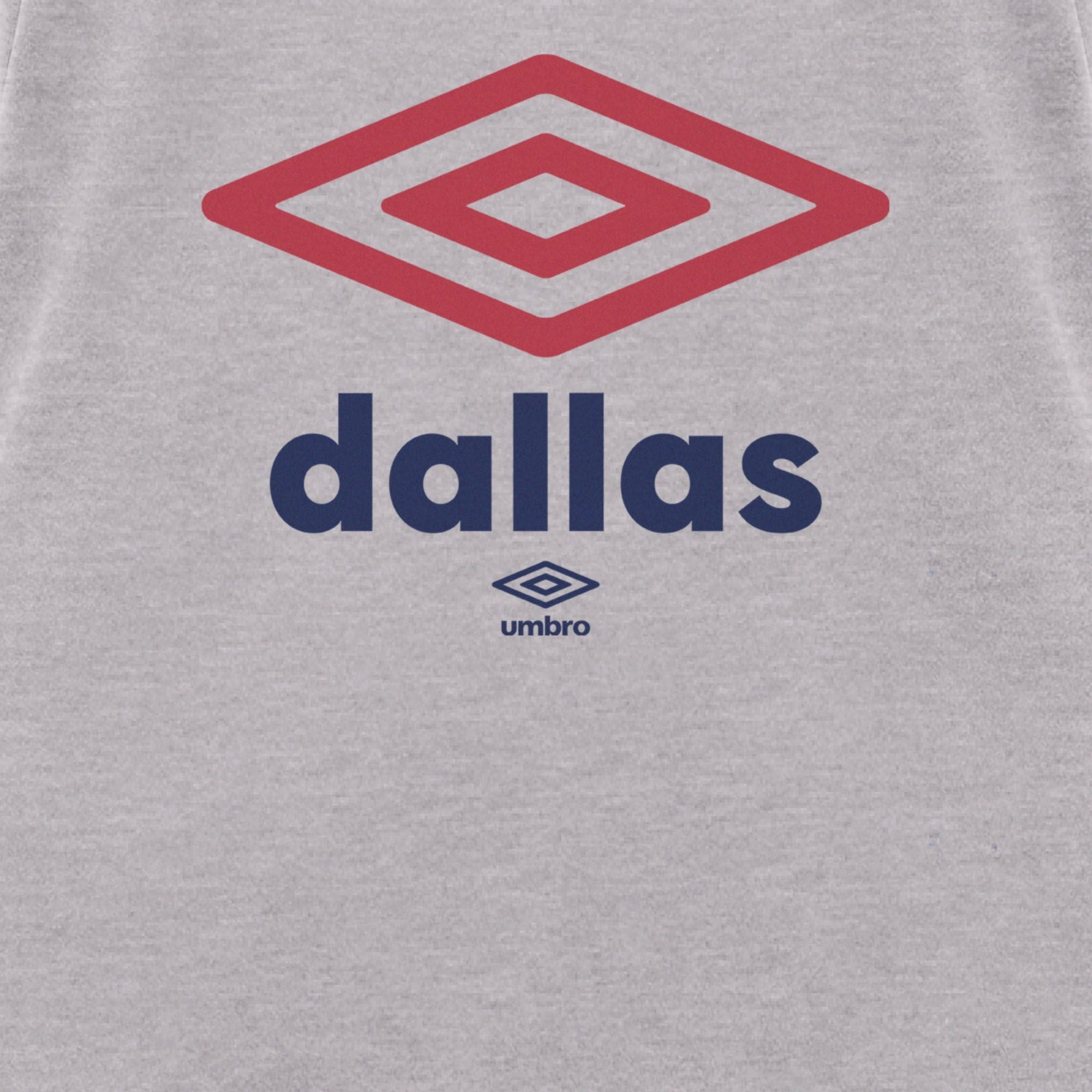 Umbro Dallas City Diamond Logo Tank Heather Grey