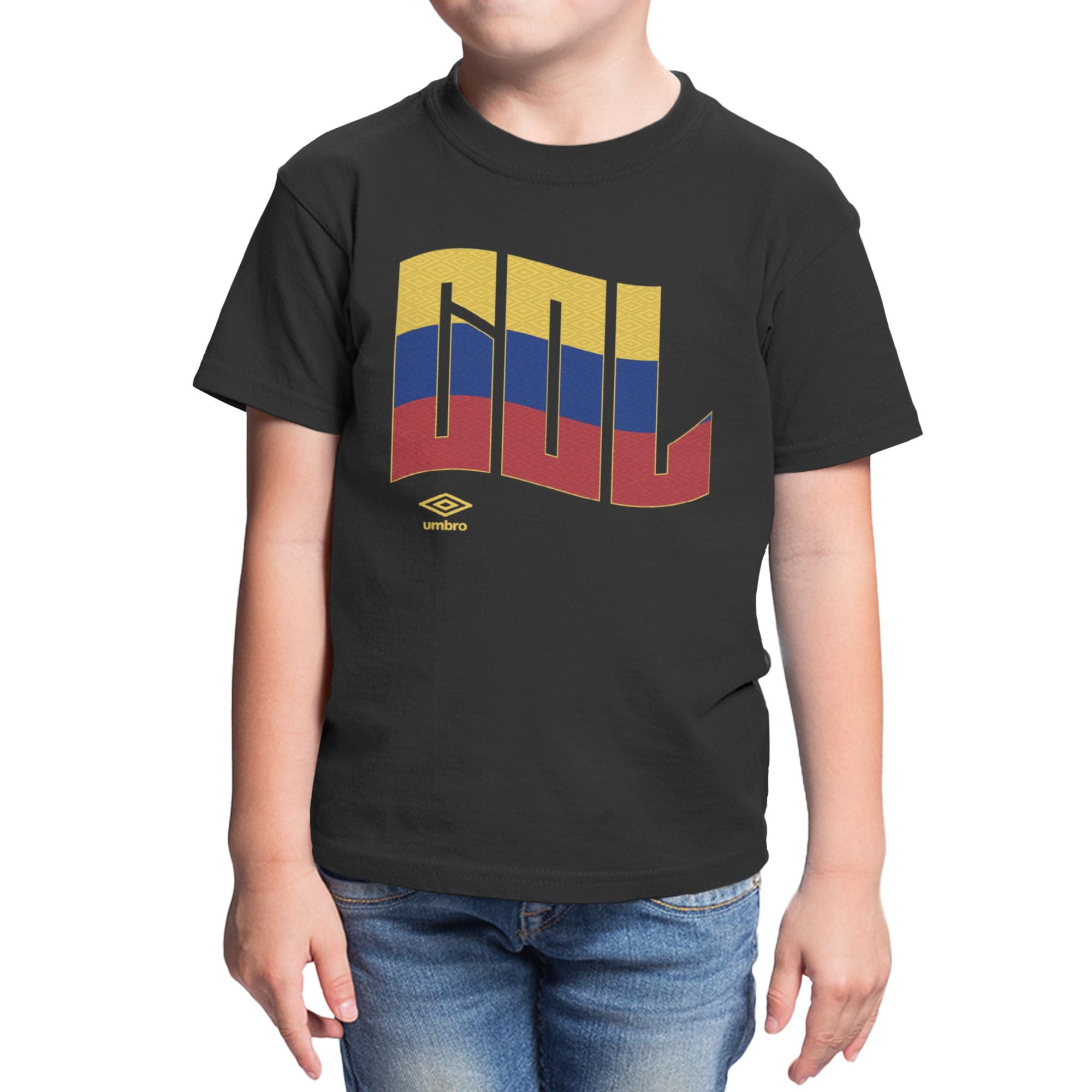 Umbro Kids Colombia Wavy Logo T-Shirt