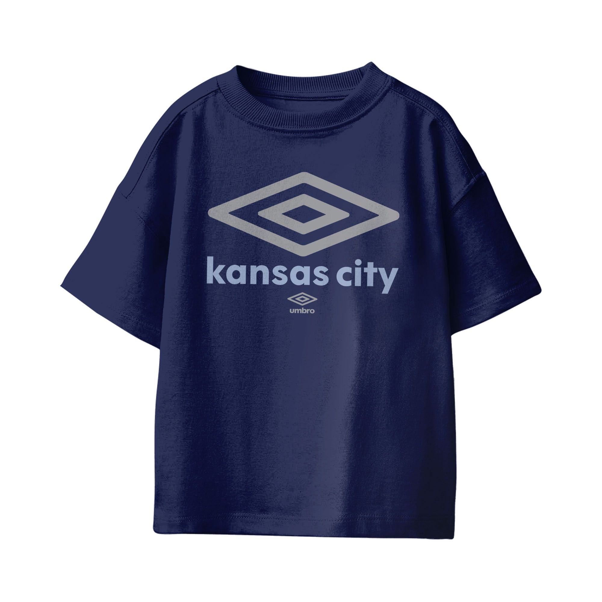 Umbro Kids Kansas City Diamond Logo T-Shirt Navy