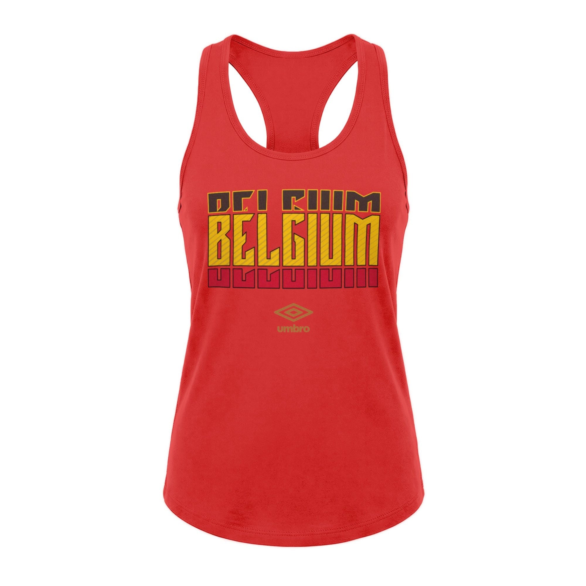 Umbro Belgium Stacked Soccer Tank Red