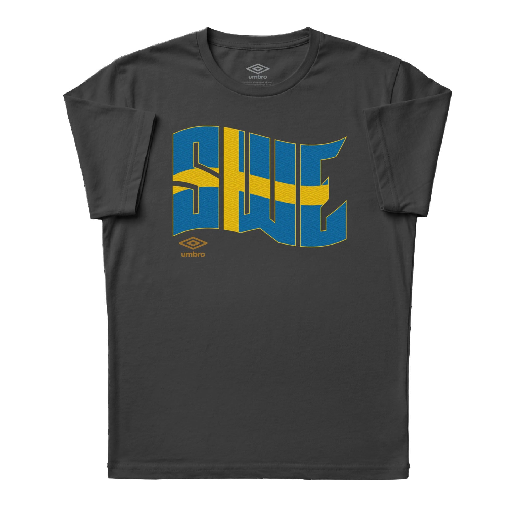 Umbro Sweden Wavy Logo T-Shirt Black