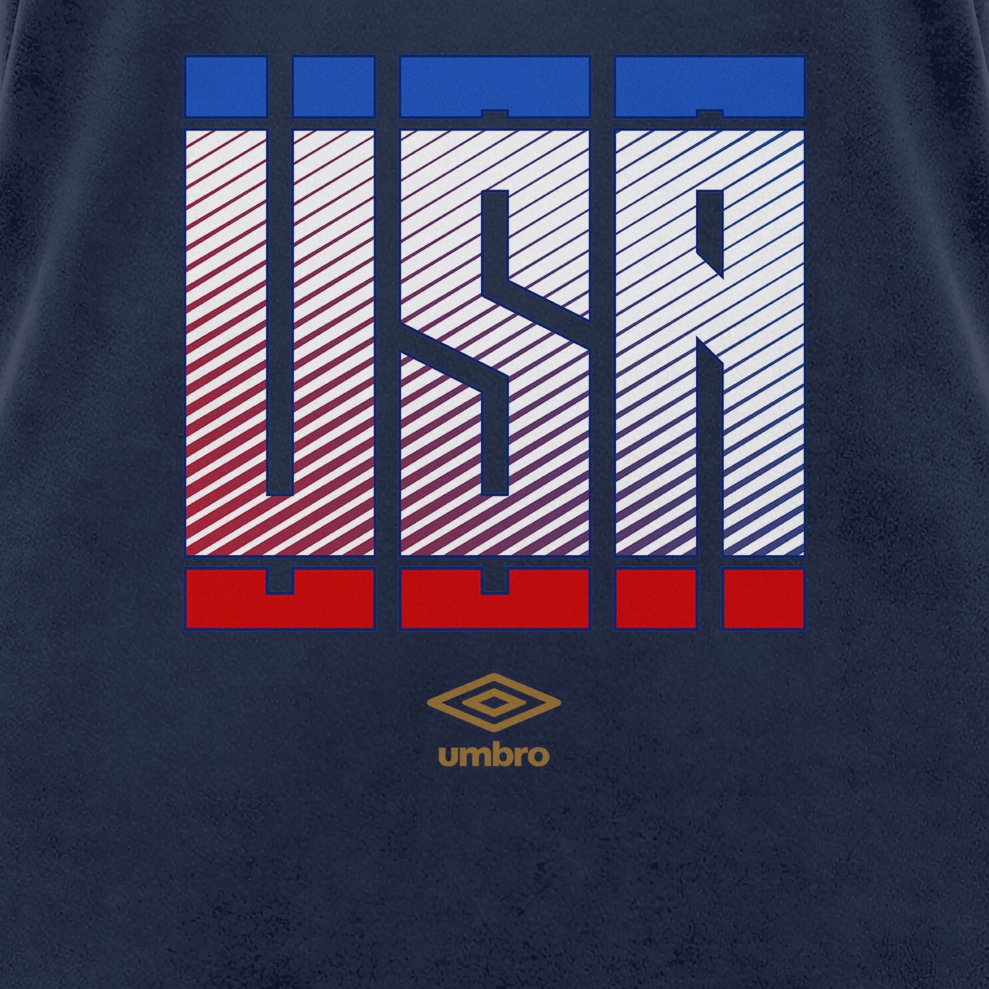 Umbro USA Stacked Soccer Tank Midnight Navy