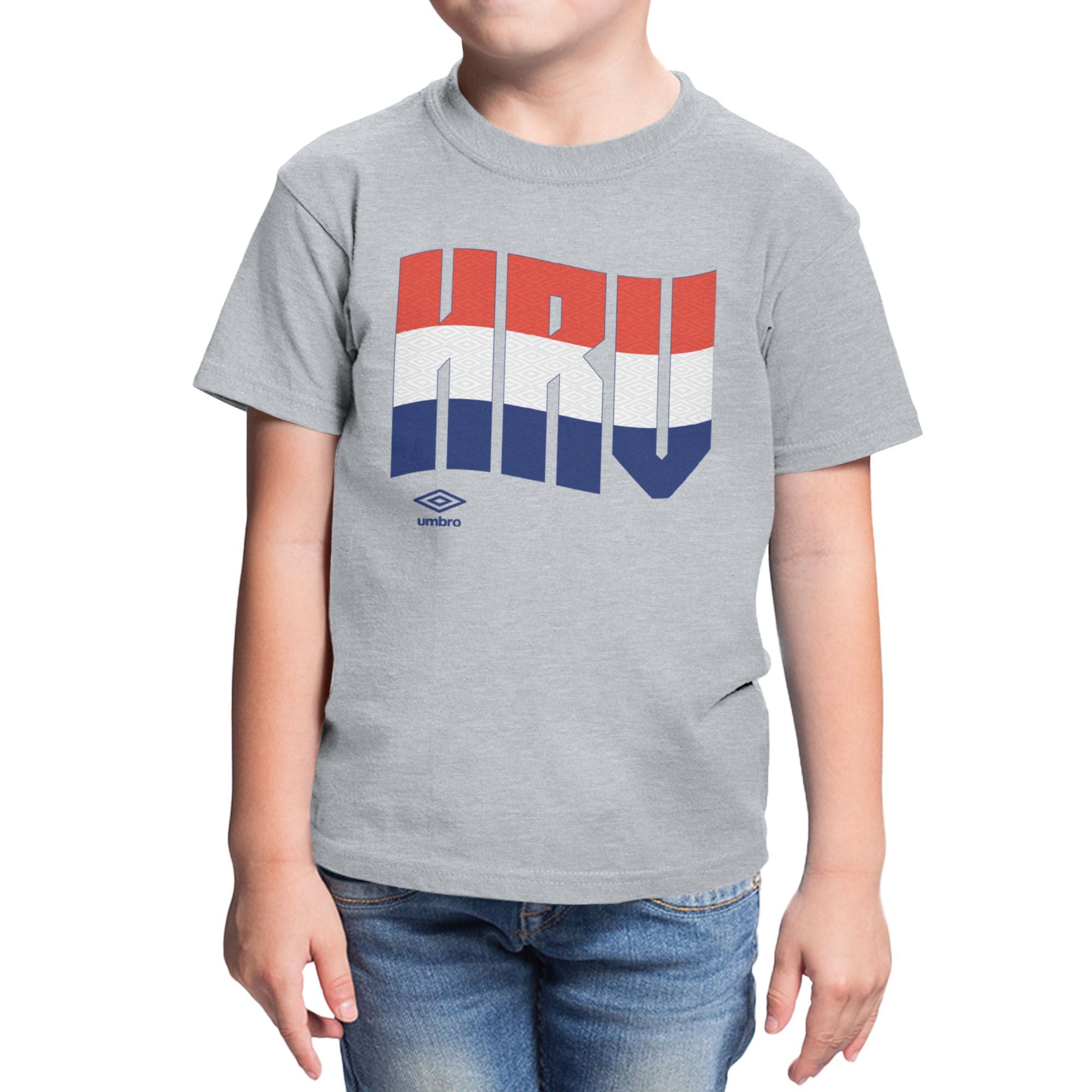 Umbro Kids Croatia Wavy Logo T-Shirt