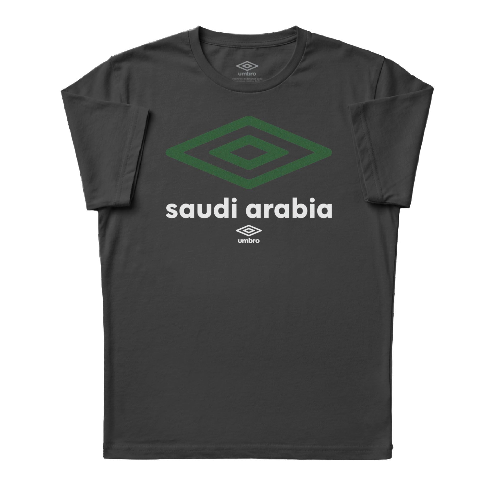 Umbro Saudi Arabia Diamond Logo T-Shirt Black