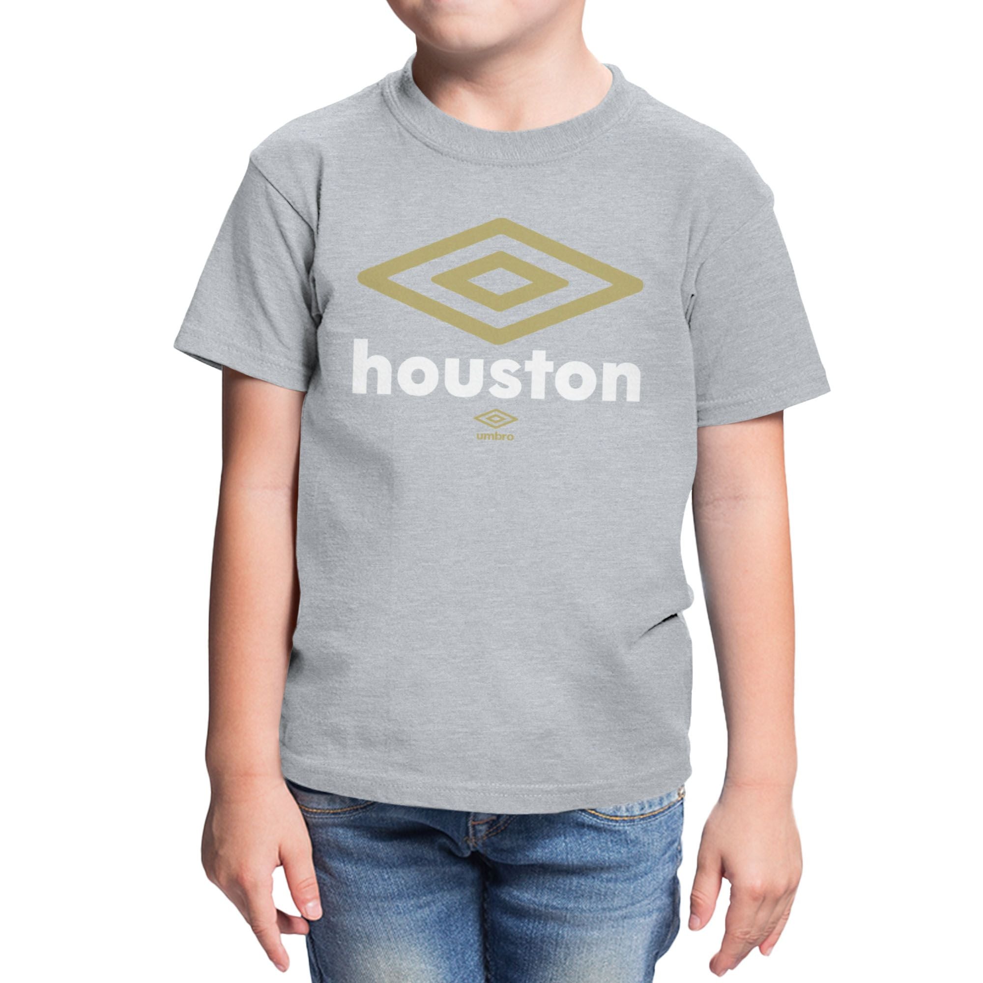 Umbro Kids Houston City Diamond Logo T-Shirt